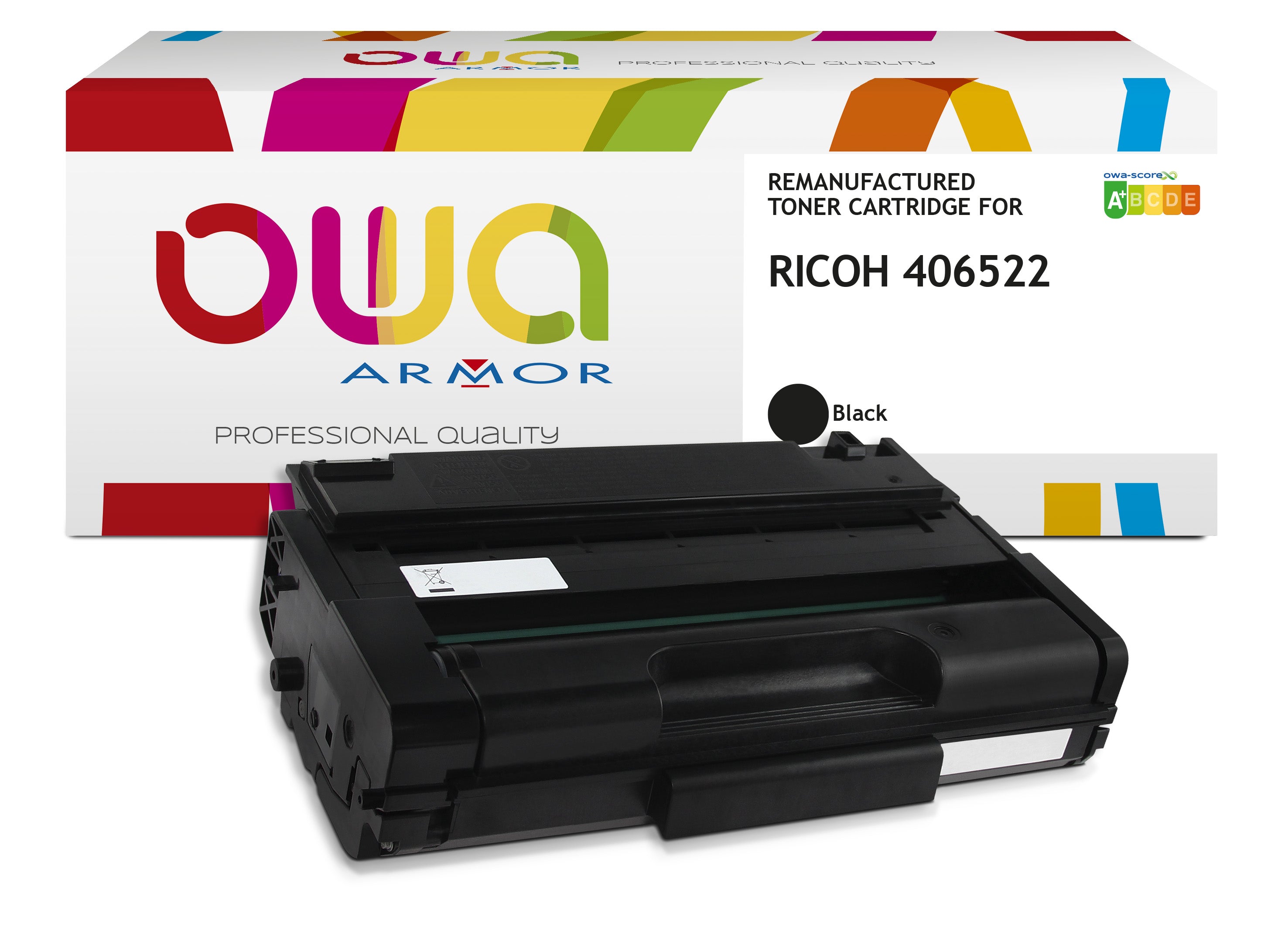 Ricoh Ricoh 406522 - Remanufactured Toner Owa - High Capacity - Black