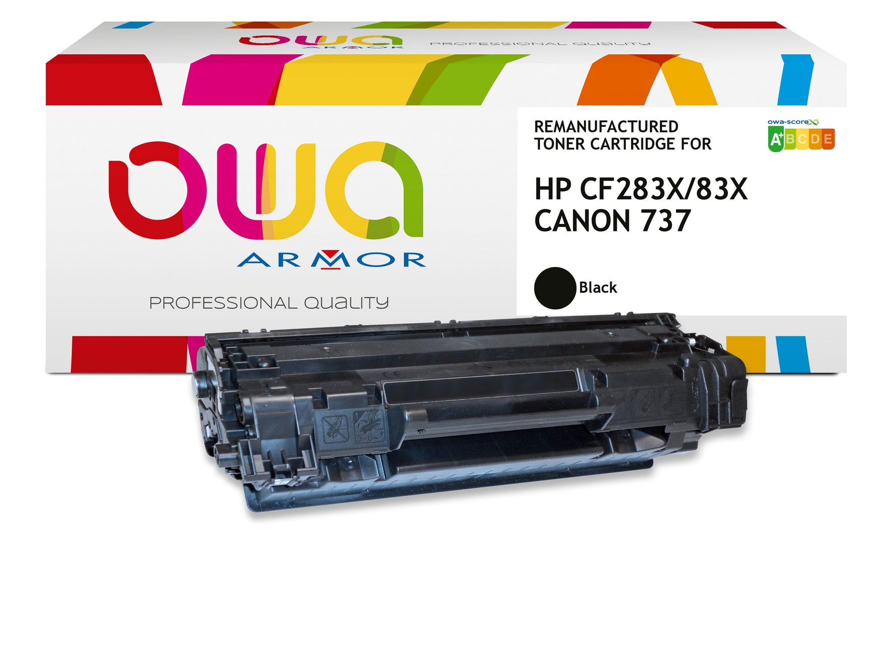 Hp Hp Cf283x, Canon 737 - Remanufactured Toner Owa - High Capacity - Black