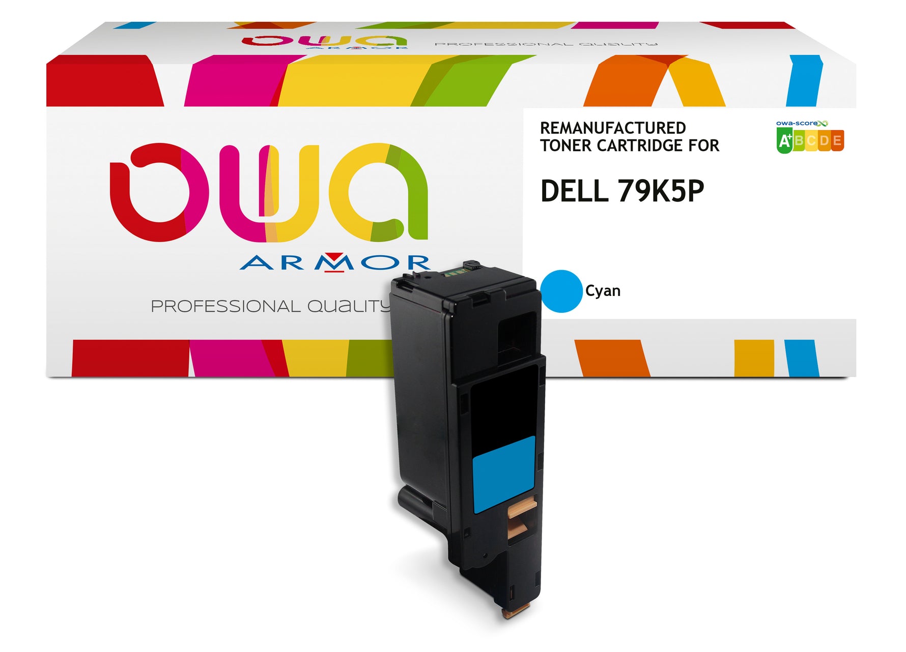 Dell Dell 593-11021, Dell 593-11141 - Remanufactured Toner Owa - High Capacity - Cyan