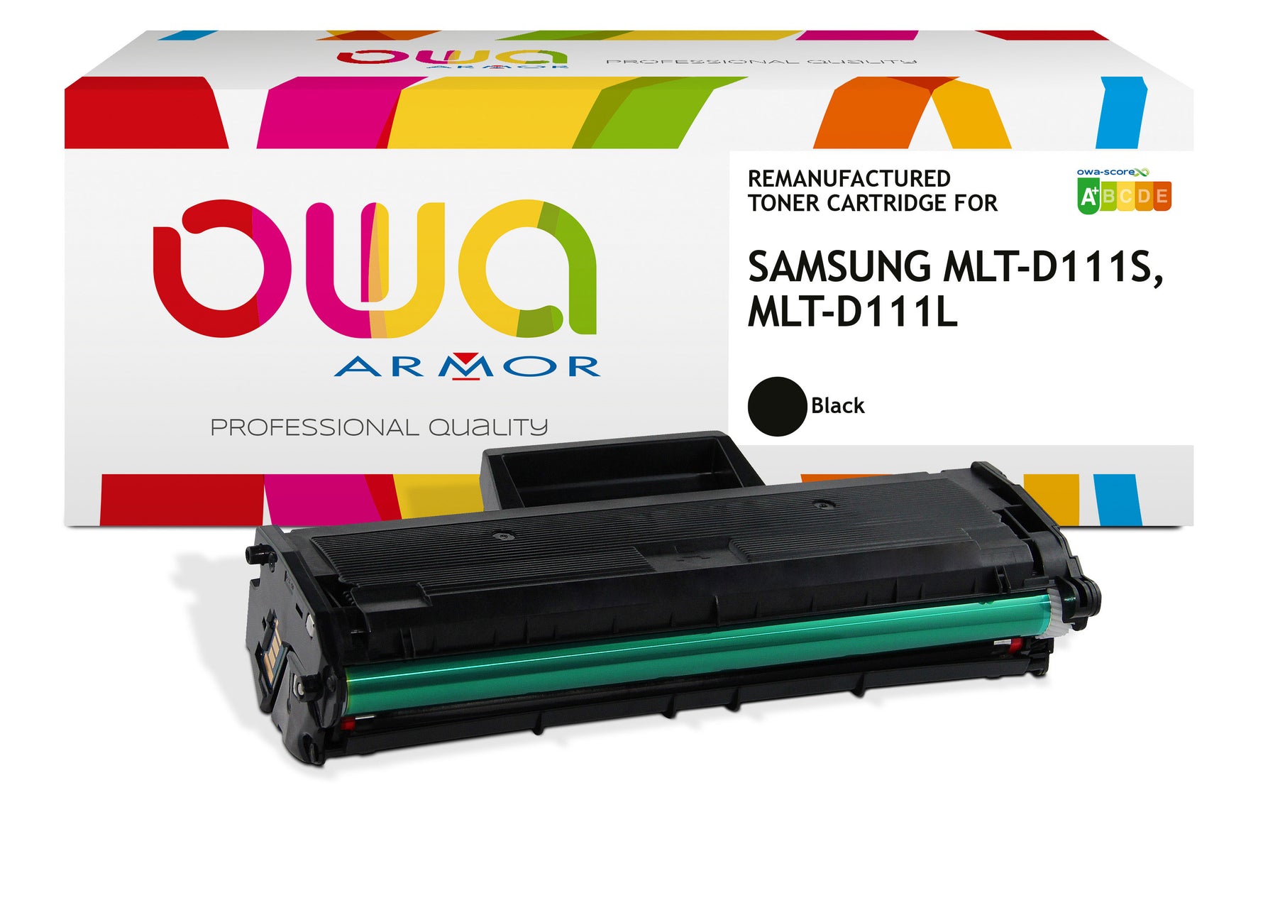 Samsung Samsung Mlt-D111l/Els, Samsung Mlt-D111s/Els - Remanufactured Toner Owa - High Capacity - Black
