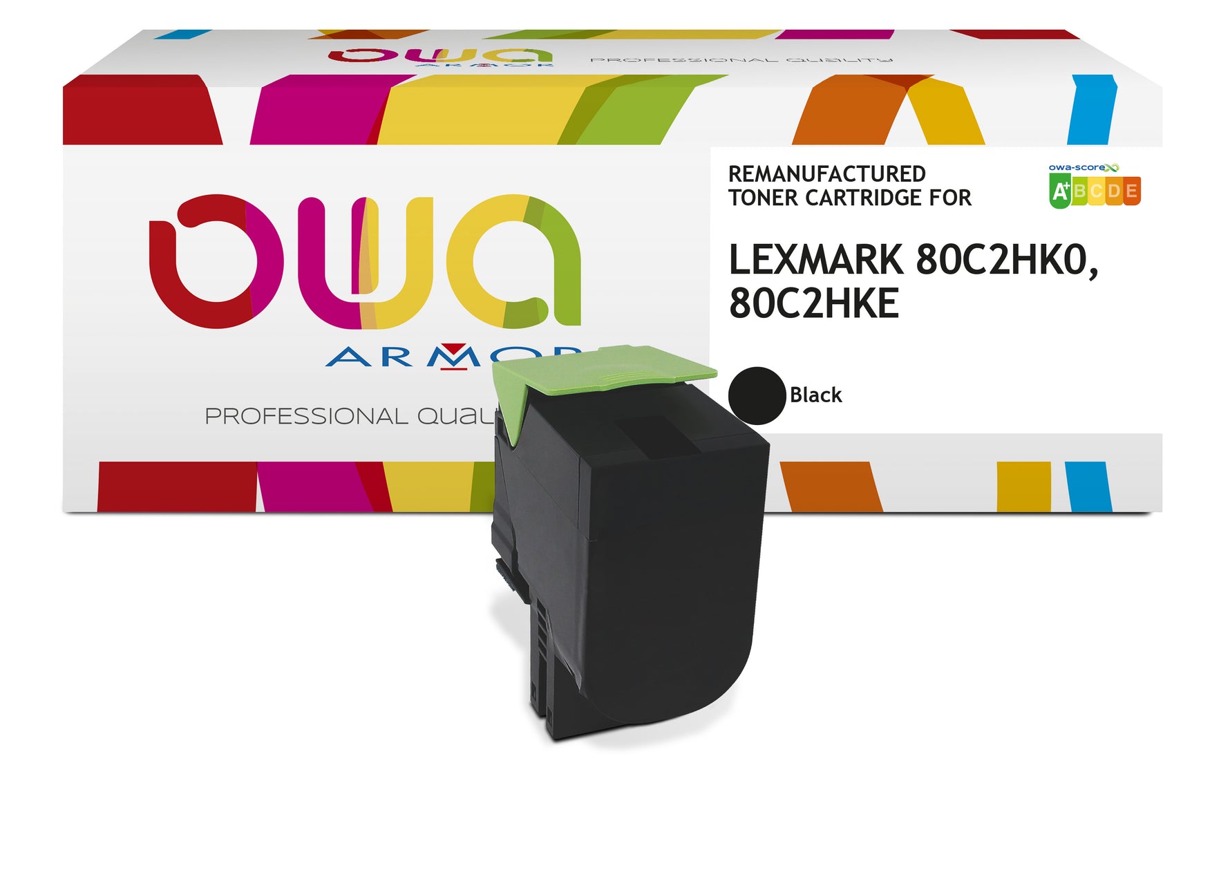 Lexmark Lexmark 80C2hke, Lexmark 80C2hk0 - Remanufactured Toner Owa - High Capacity - Black