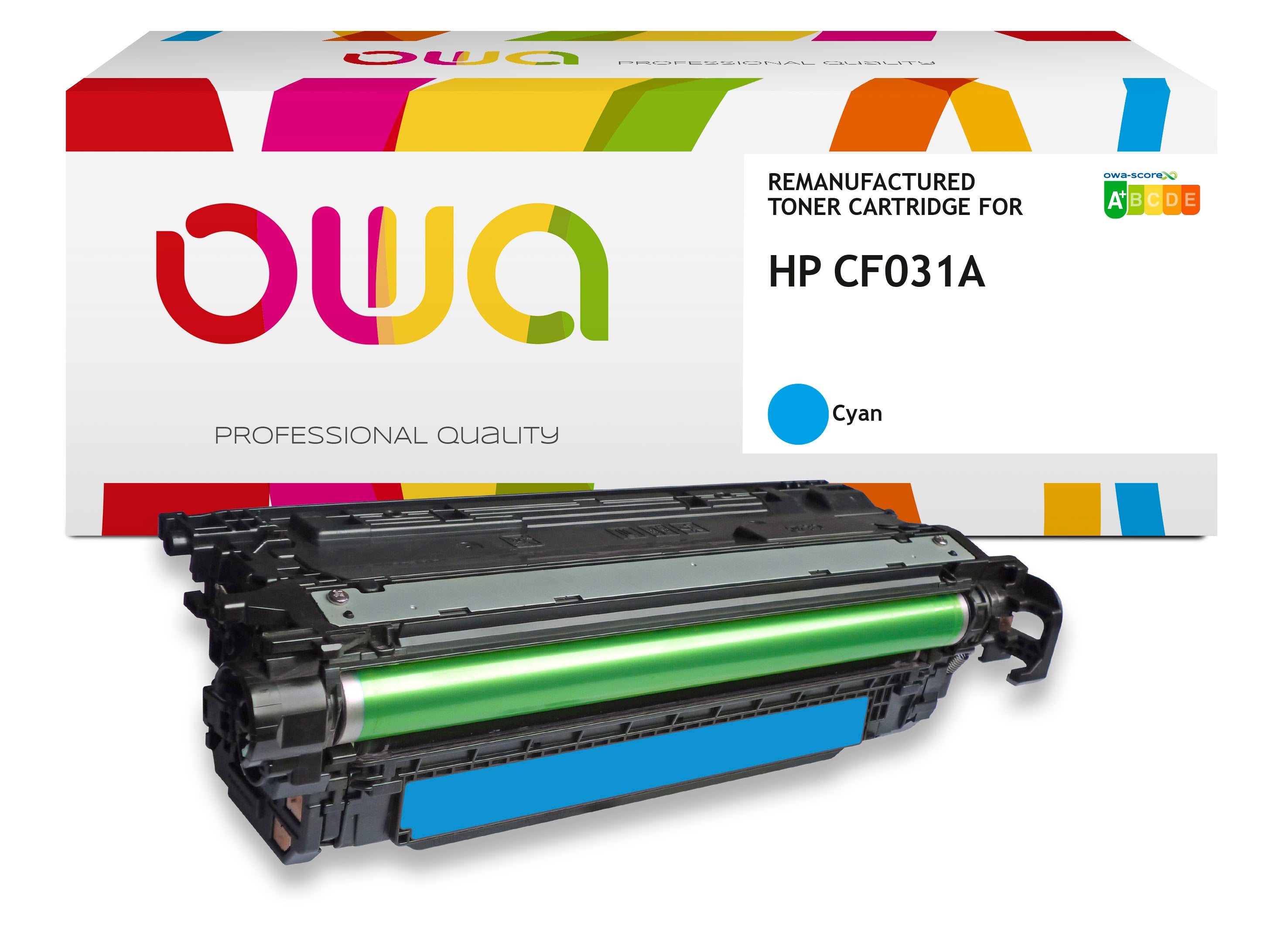 Hp Hp Cf031a - Remanufactured Toner Owa - Cyan