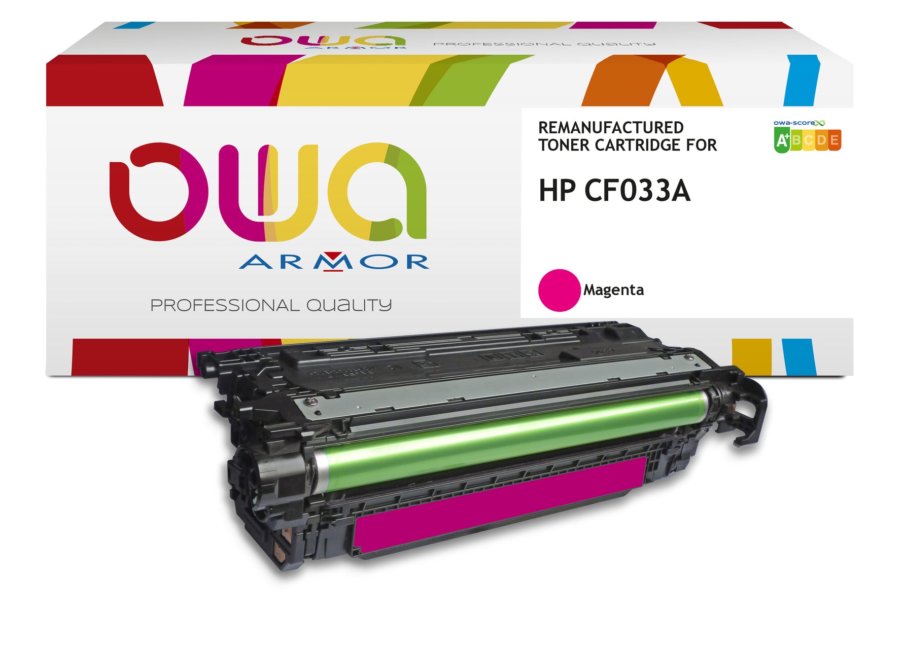 Hp Hp Cf033a - Remanufactured Toner Owa - Magenta