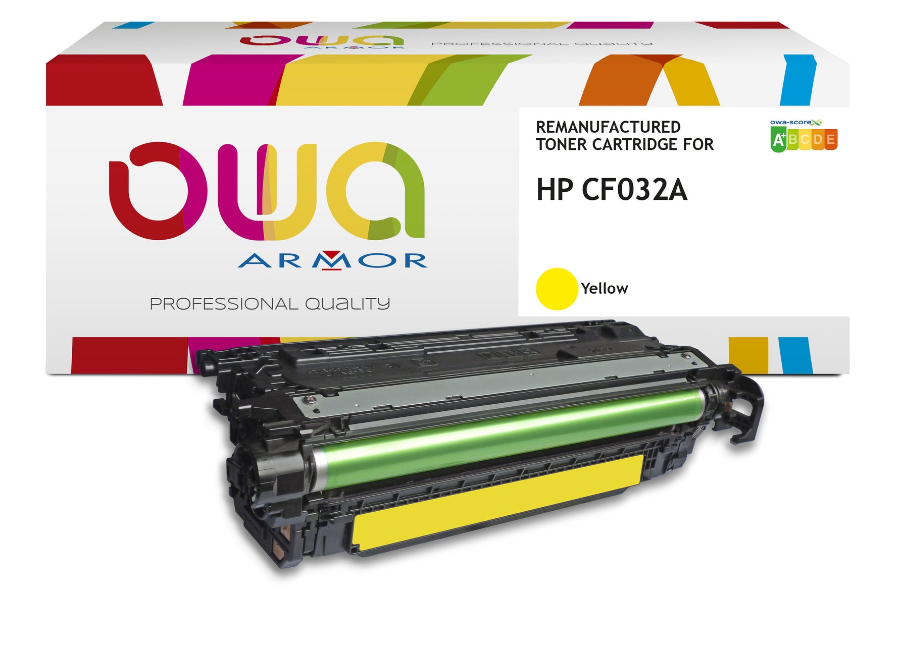 Hp Hp Cf032a - Remanufactured Toner Owa - Yellow