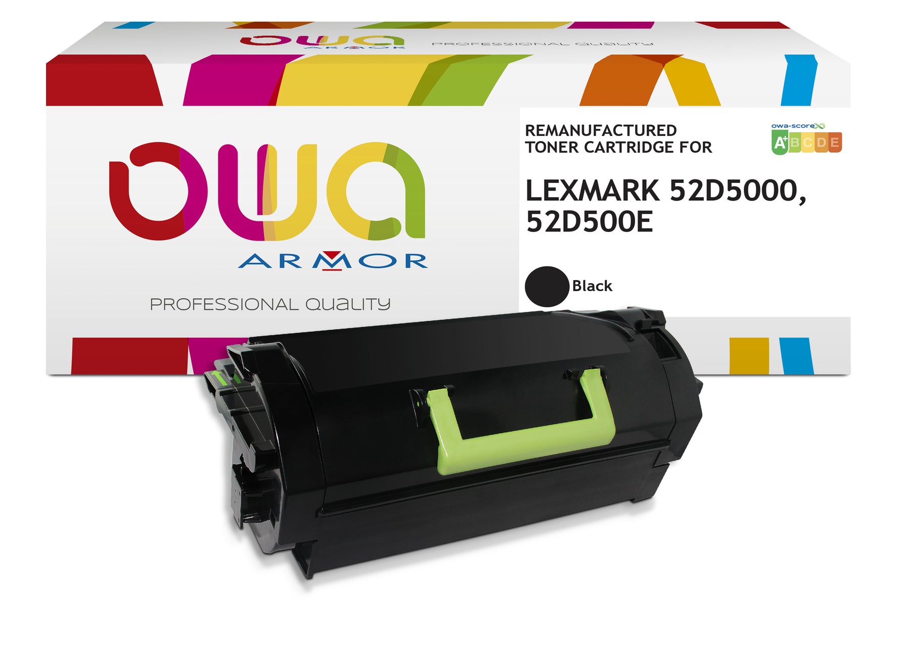 Lexmark Lexmark 52D5000, Lexmark 52D500e - Remanufactured Toner Owa - Black