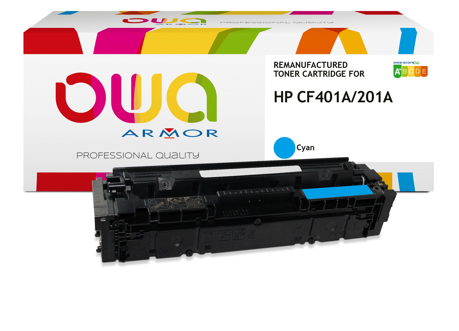Hp Hp Cf401a - Remanufactured Toner Owa - Cyan