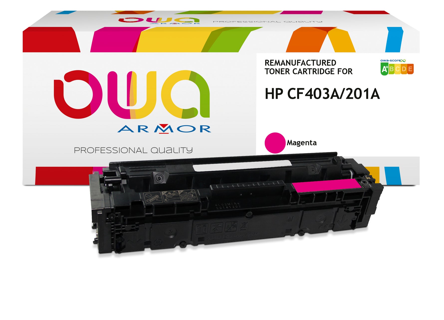 Hp Hp Cf403a - Remanufactured Toner Owa - Magenta