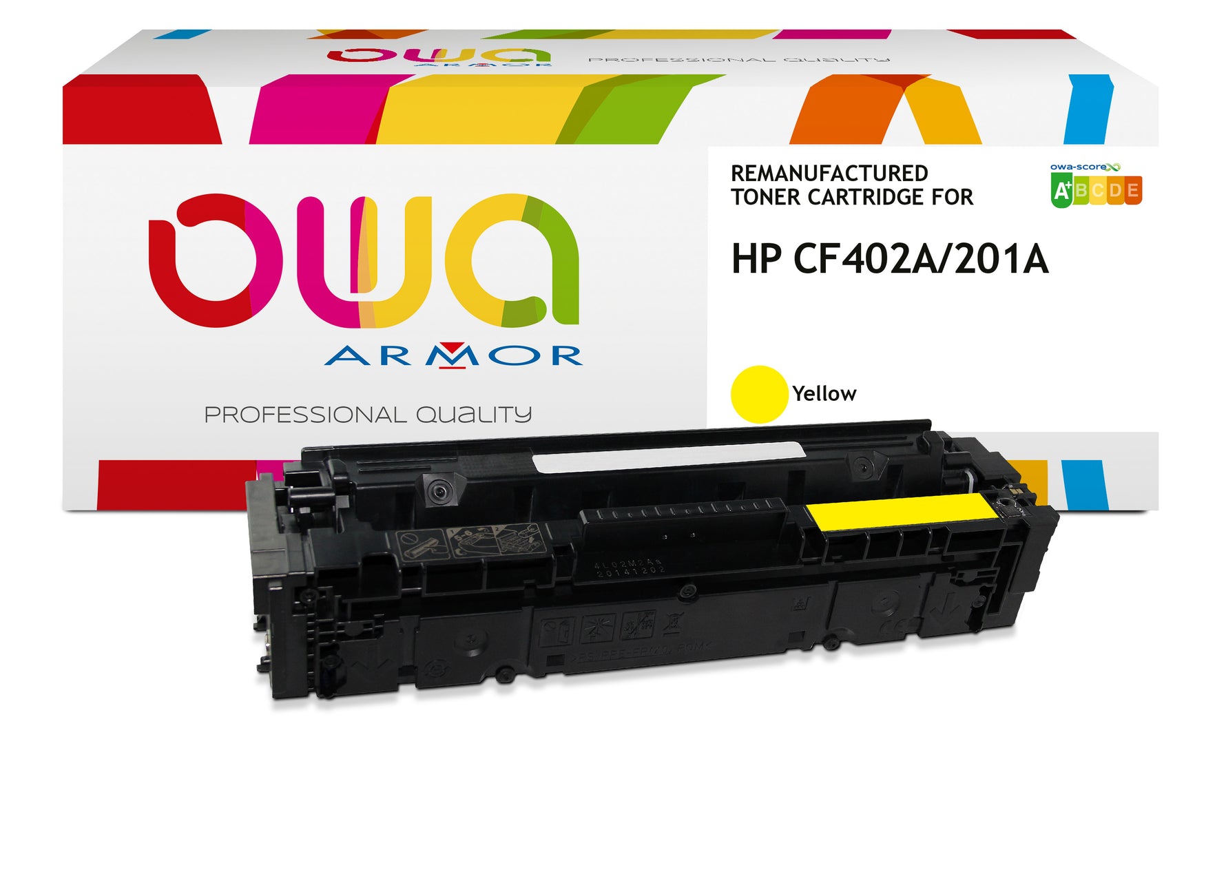 Hp Hp Cf402a - Remanufactured Toner Owa - Yellow