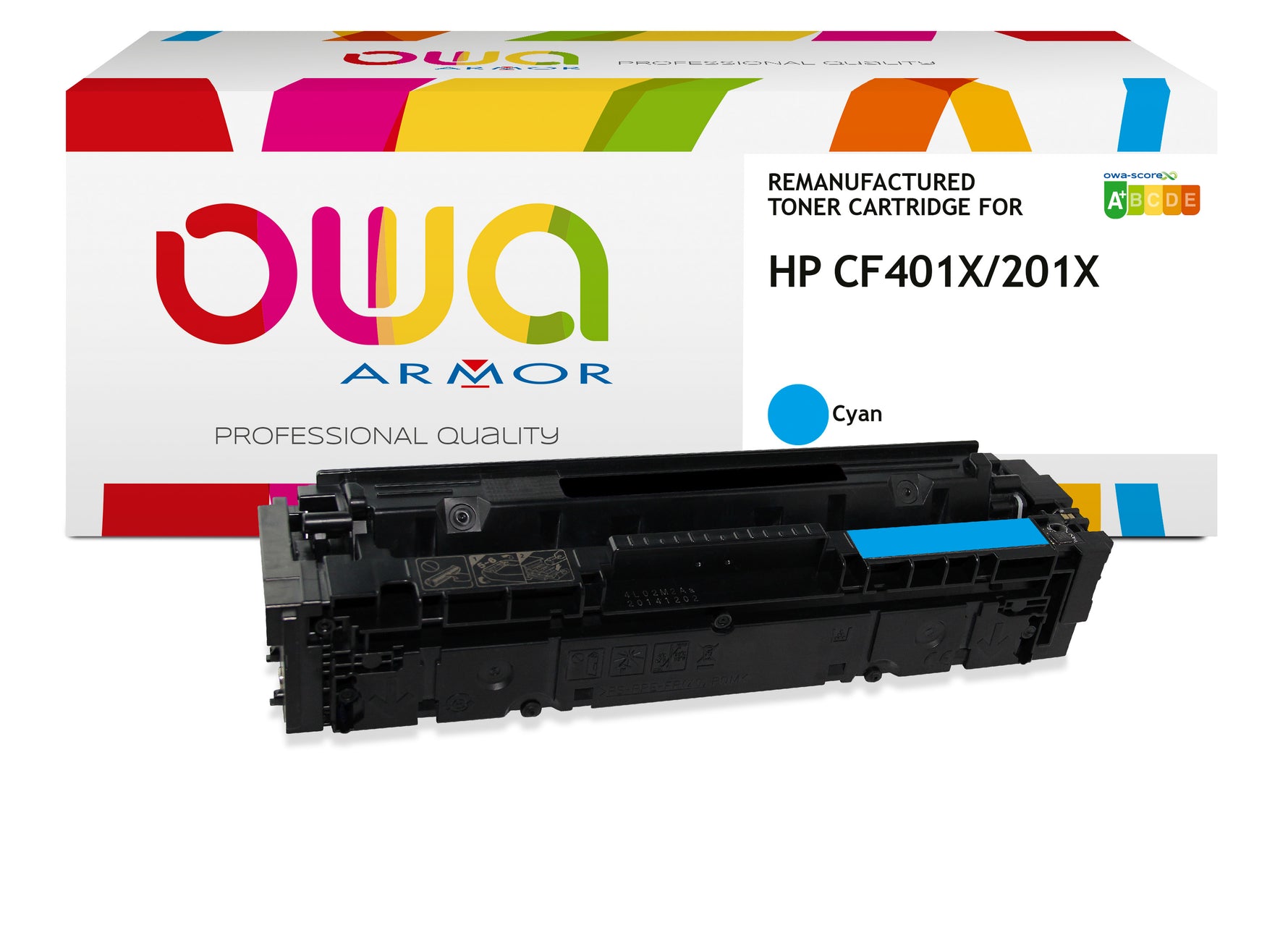 Hp Hp Cf401x - Remanufactured Toner Owa - High Capacity - Cyan