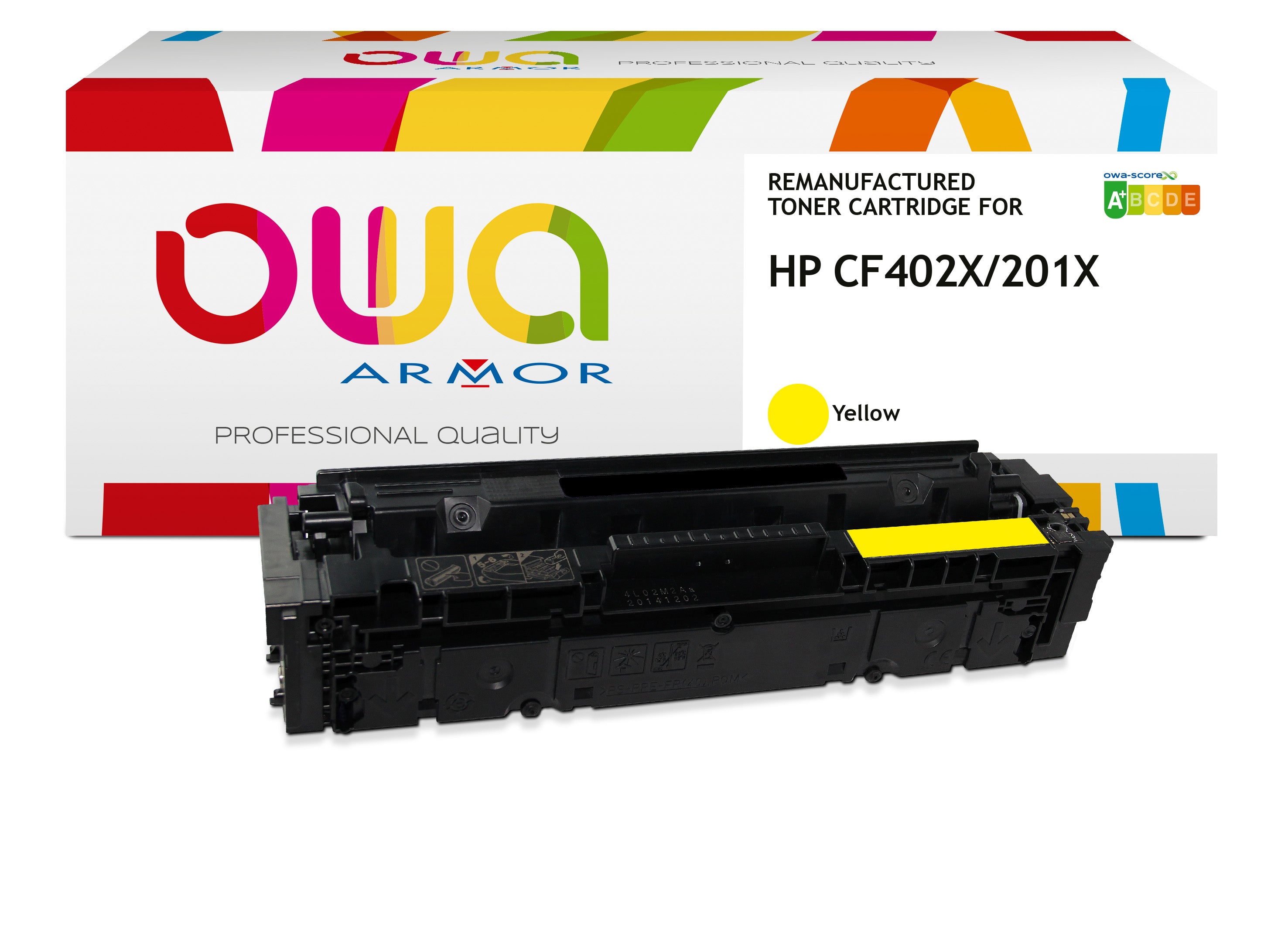 Hp Hp Cf402x - Remanufactured Toner Owa - High Capacity - Yellow