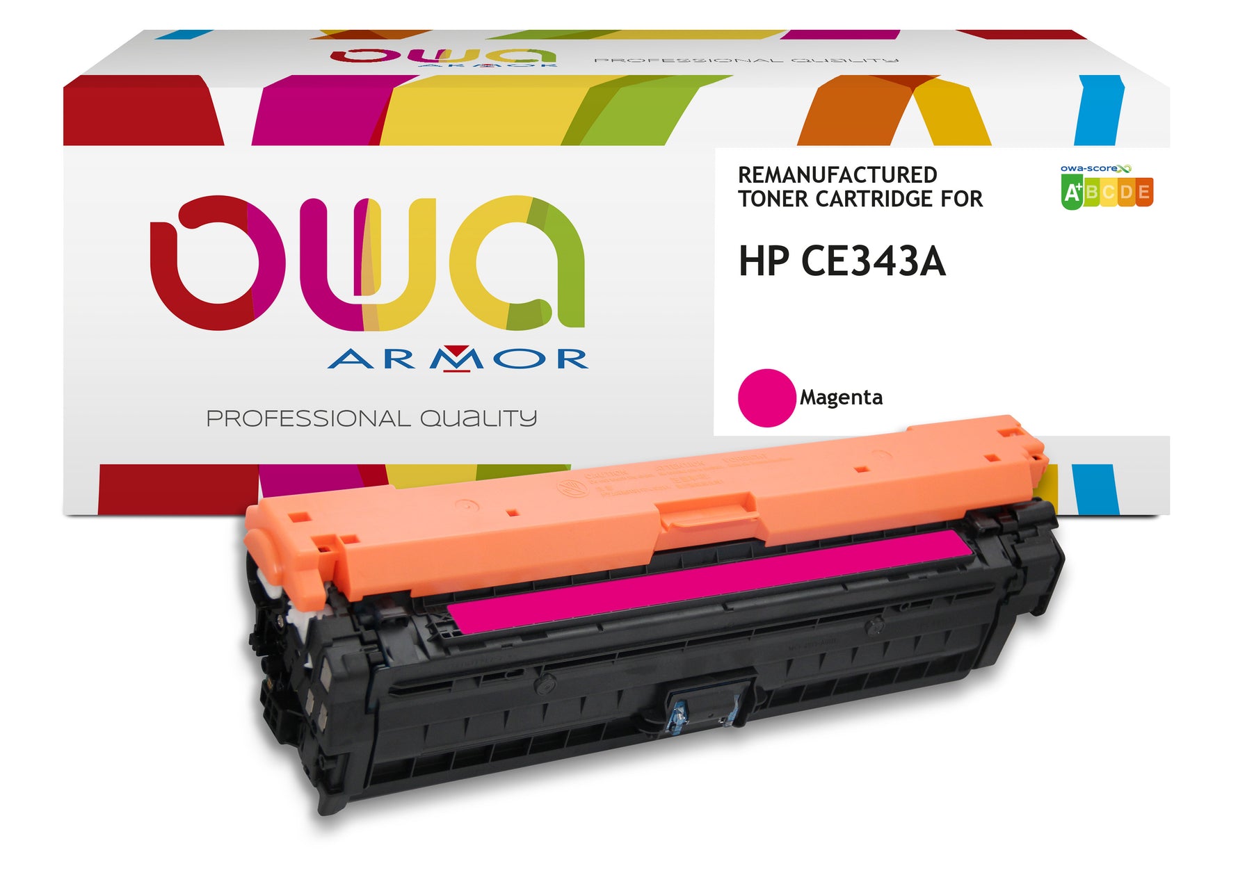 Hp Hp Ce343a - Remanufactured Toner Owa - Magenta