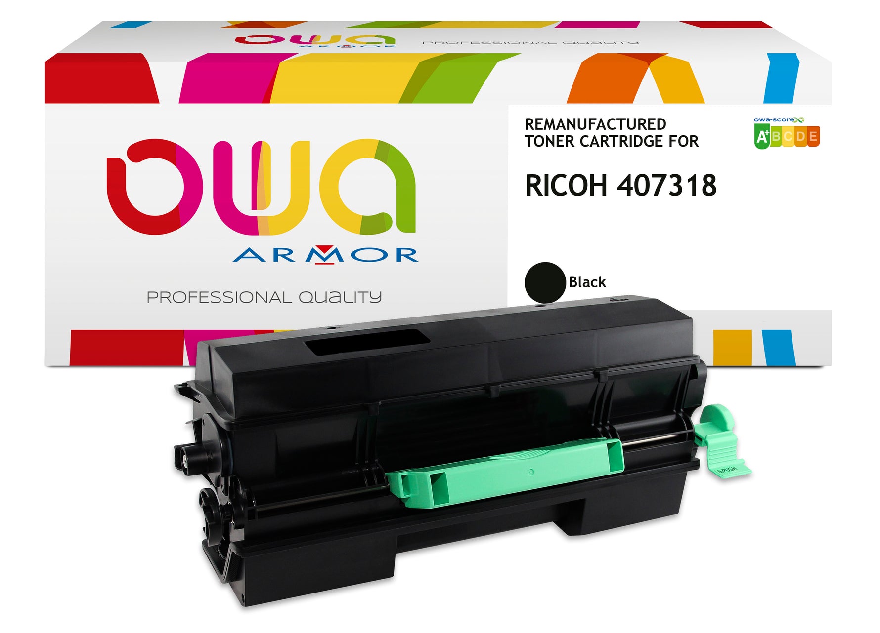 Ricoh Ricoh 407318 - Remanufactured Toner Owa - Black