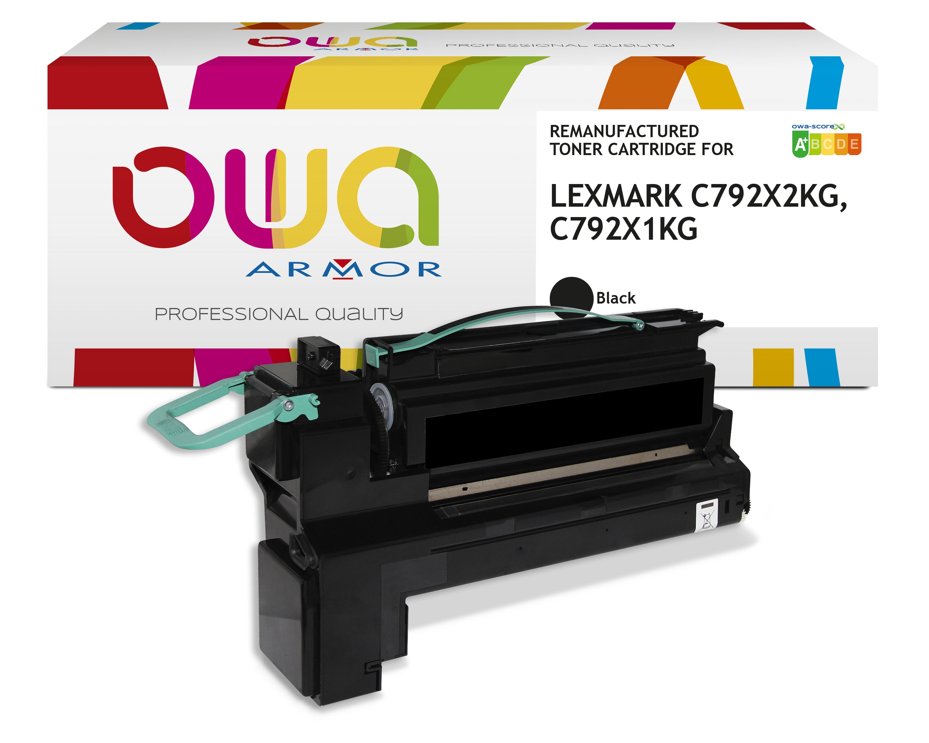 Lexmark Lexmark C792x1kg, Lexmark C792x2kg - Remanufactured Toner Owa - High Capacity - Black