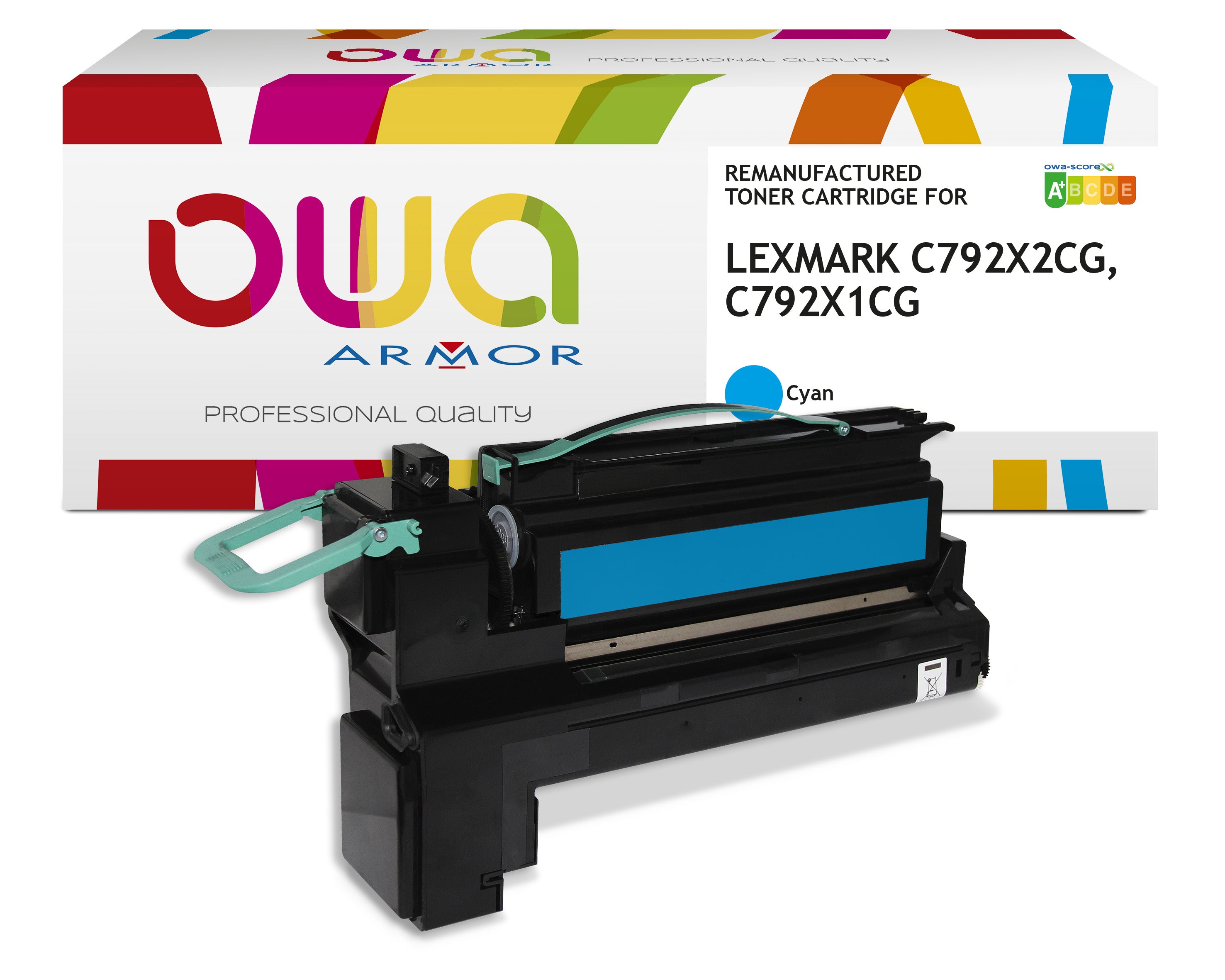 Lexmark Lexmark C792x1cg, Lexmark C792x2cg - Remanufactured Toner Owa - High Capacity - Cyan