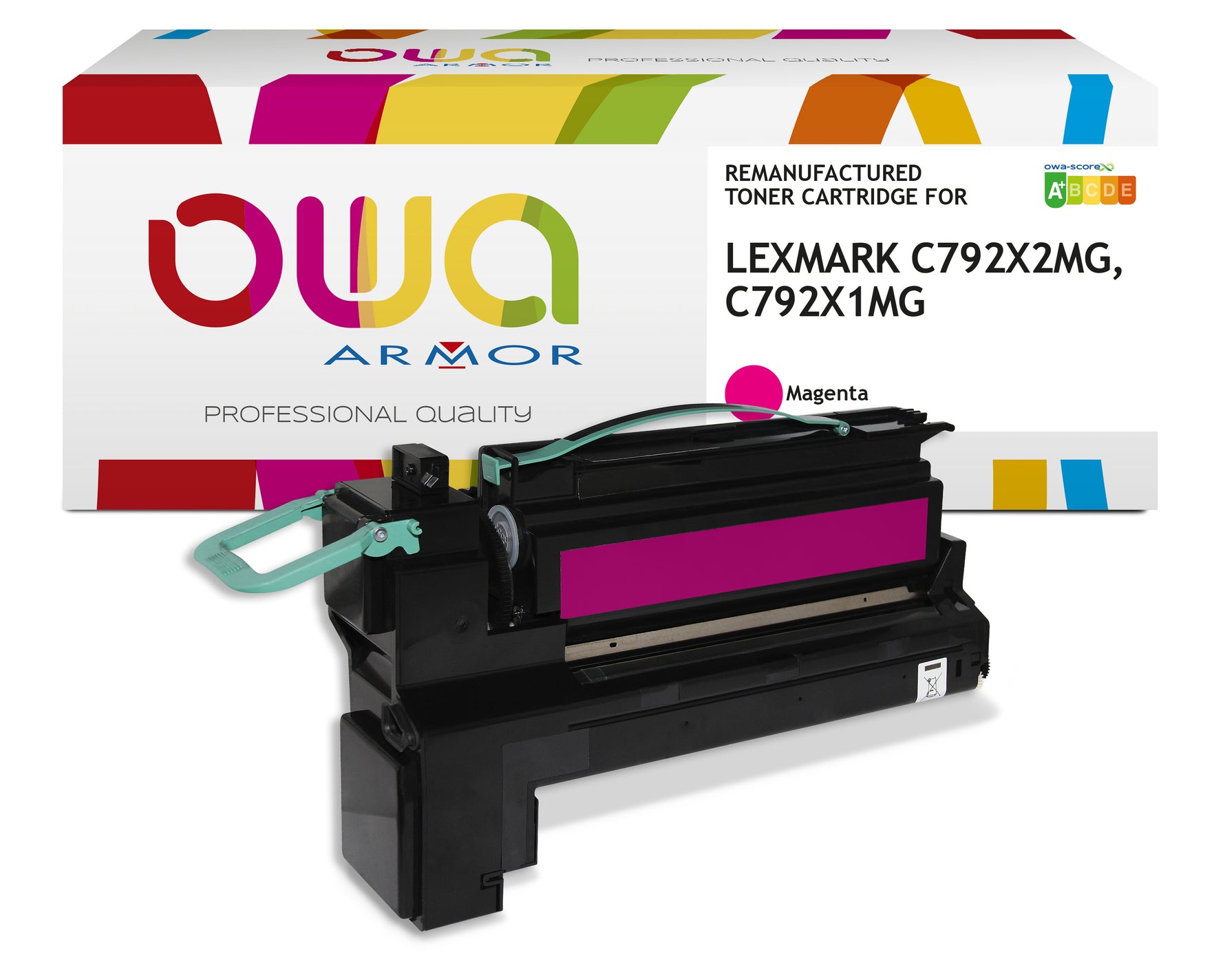 Lexmark Lexmark C792x2mg, Lexmark C792x1mg - Remanufactured Toner Owa - High Capacity - Magenta