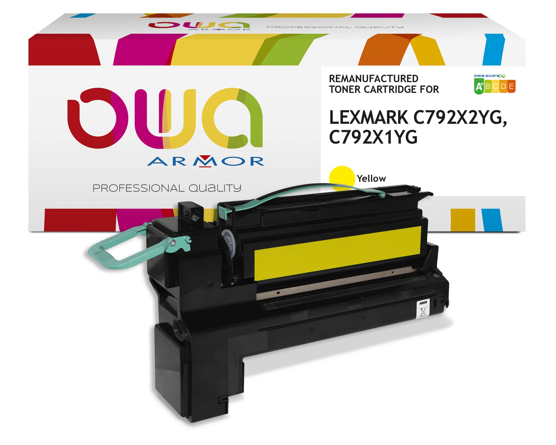 Lexmark Lexmark C792x2yg, Lexmark C792x1yg - Remanufactured Toner Owa - High Capacity - Yellow