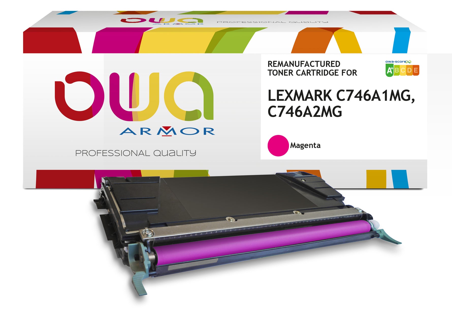 Lexmark Lexmark C746a2mg, Lexmark C746a1mg - Remanufactured Toner Owa - Magenta