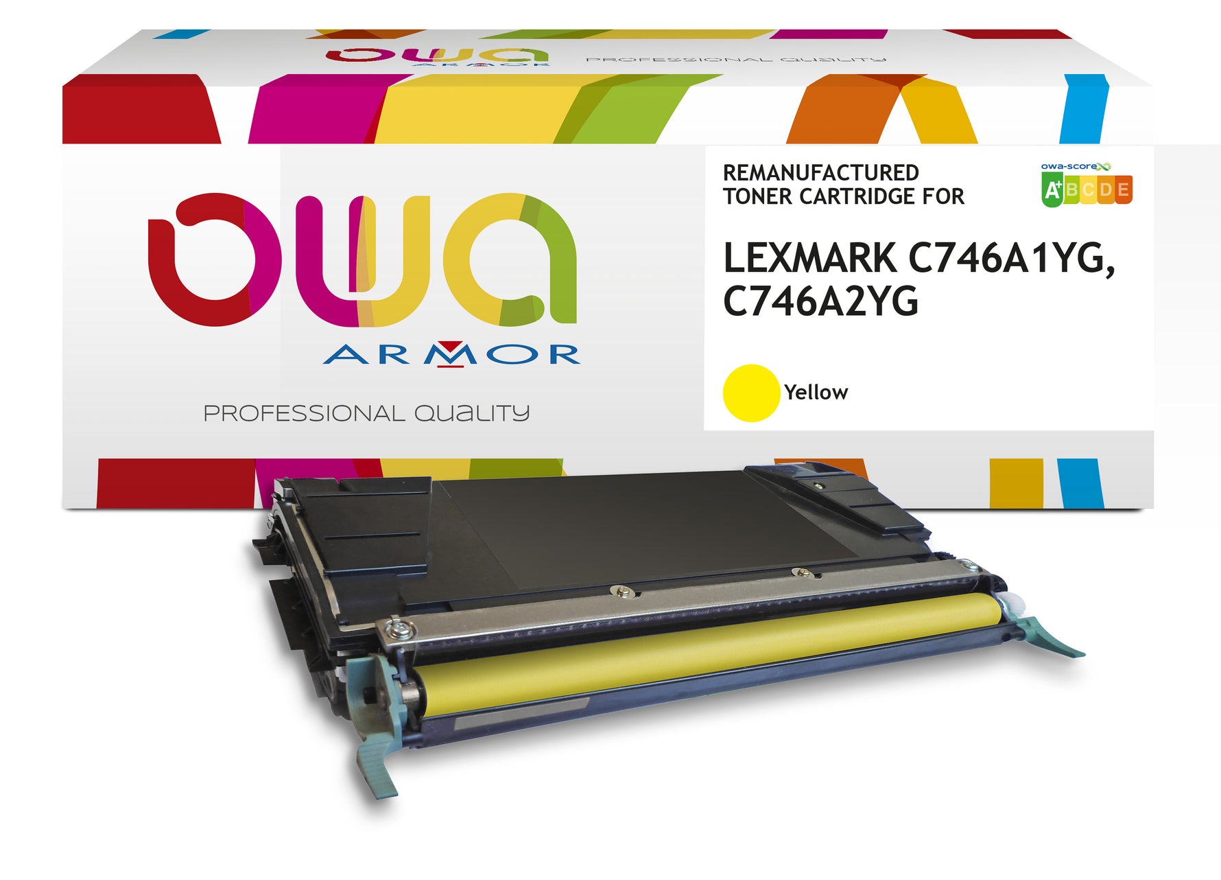 Lexmark Lexmark C746a1yg, Lexmark C746a2yg - Remanufactured Toner Owa - Yellow