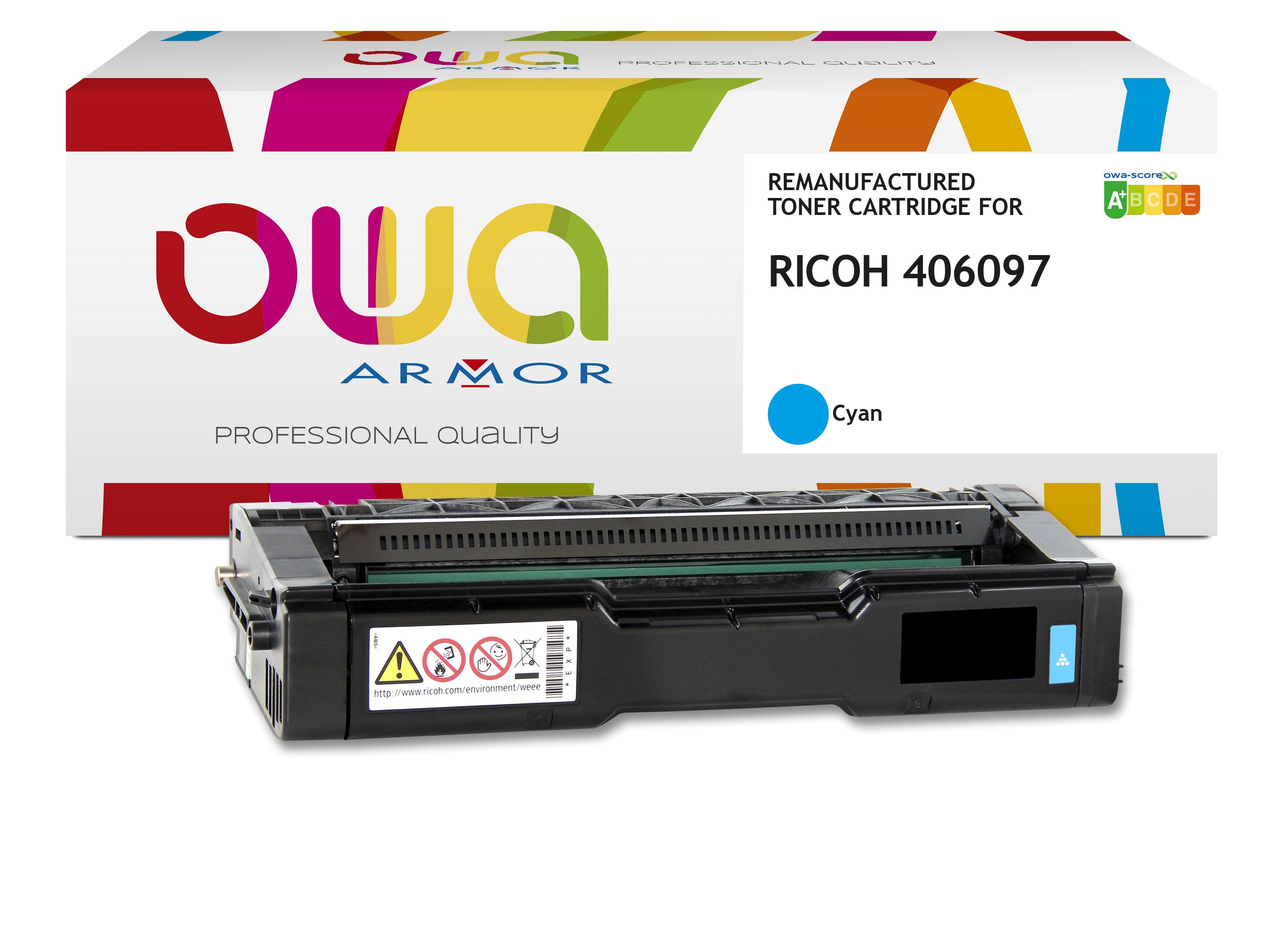Ricoh Ricoh Spc220 - Remanufactured Toner Owa - Cyan