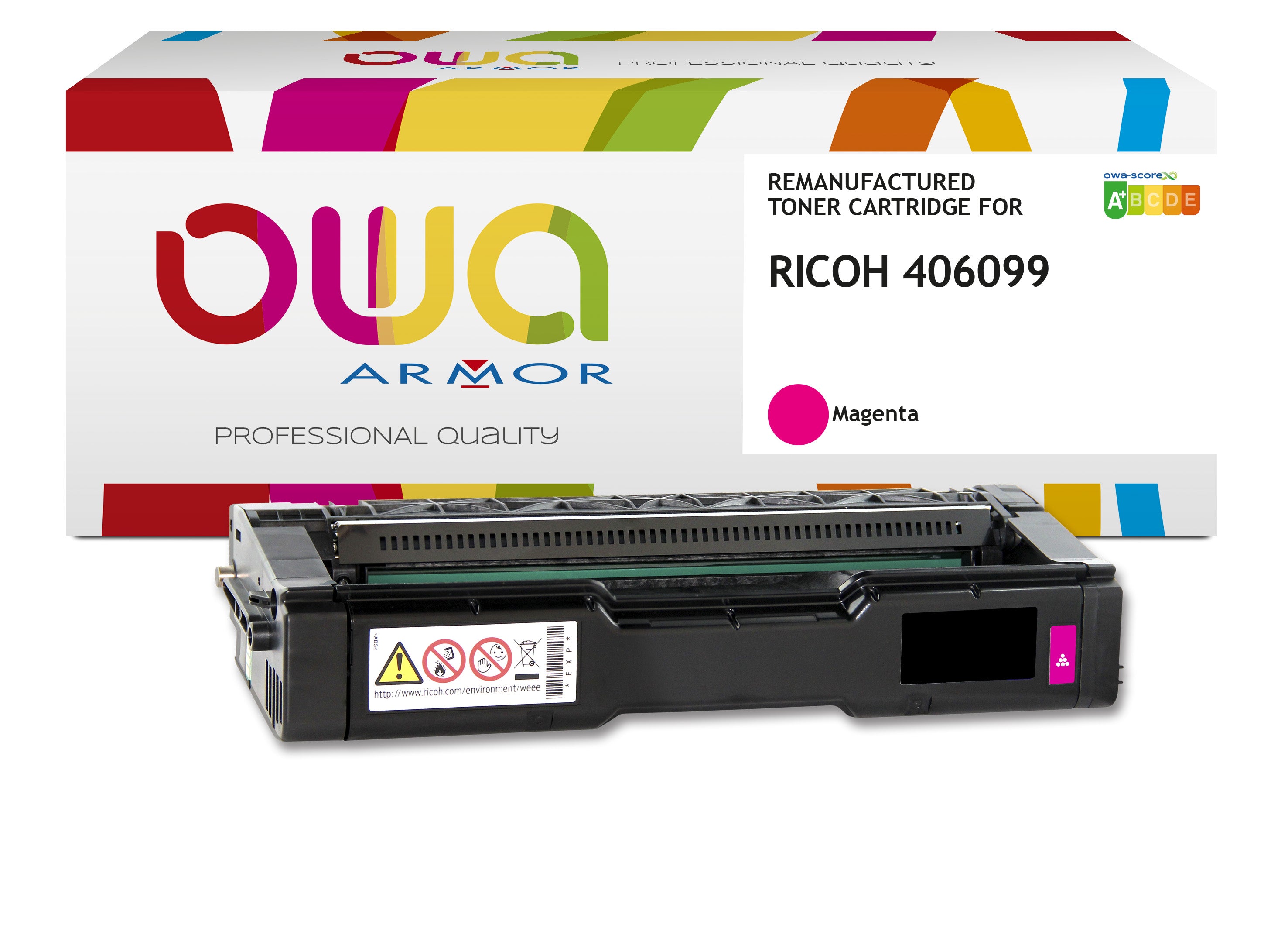 Ricoh Ricoh Spc220 - Remanufactured Toner Owa - Magenta