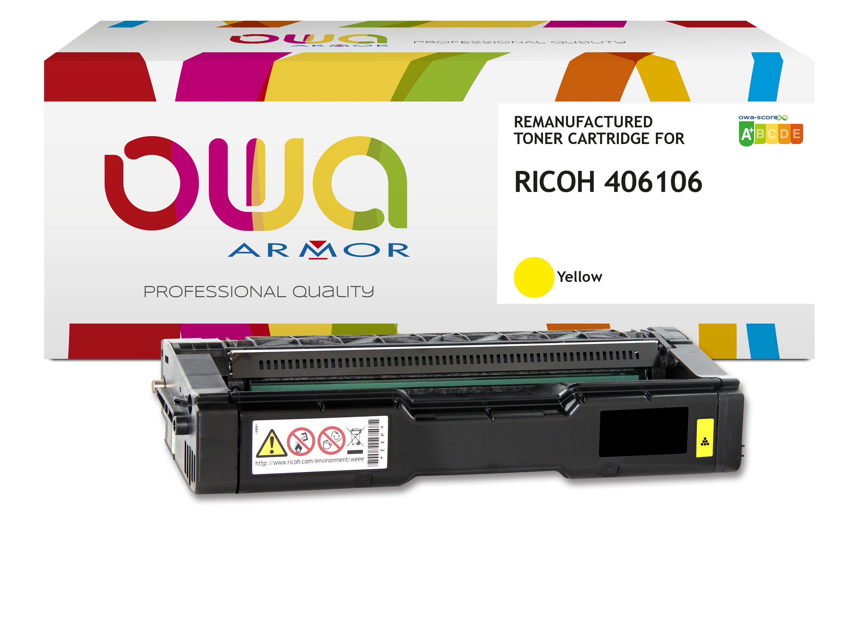 Ricoh Ricoh Spc220 - Remanufactured Toner Owa - Yellow