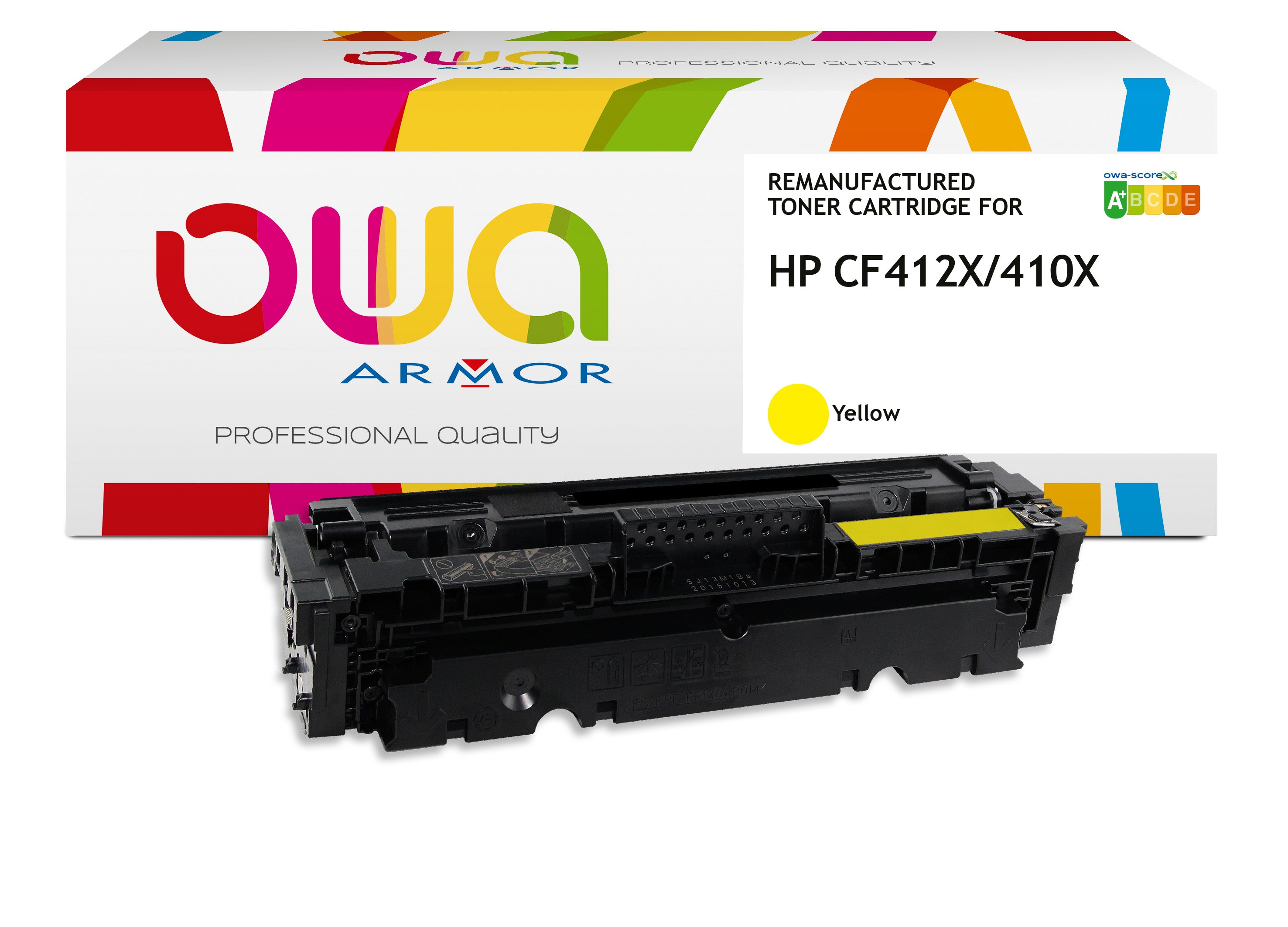 Hp Hp Cf412x - Remanufactured Toner Owa - High Capacity - Yellow