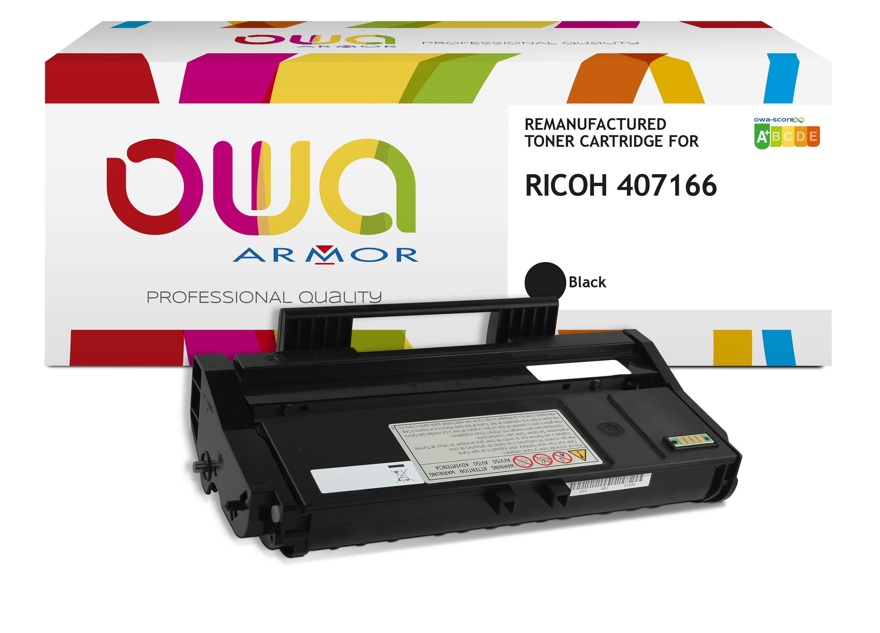 Ricoh Ricoh 407166 - Remanufactured Toner Owa - Black