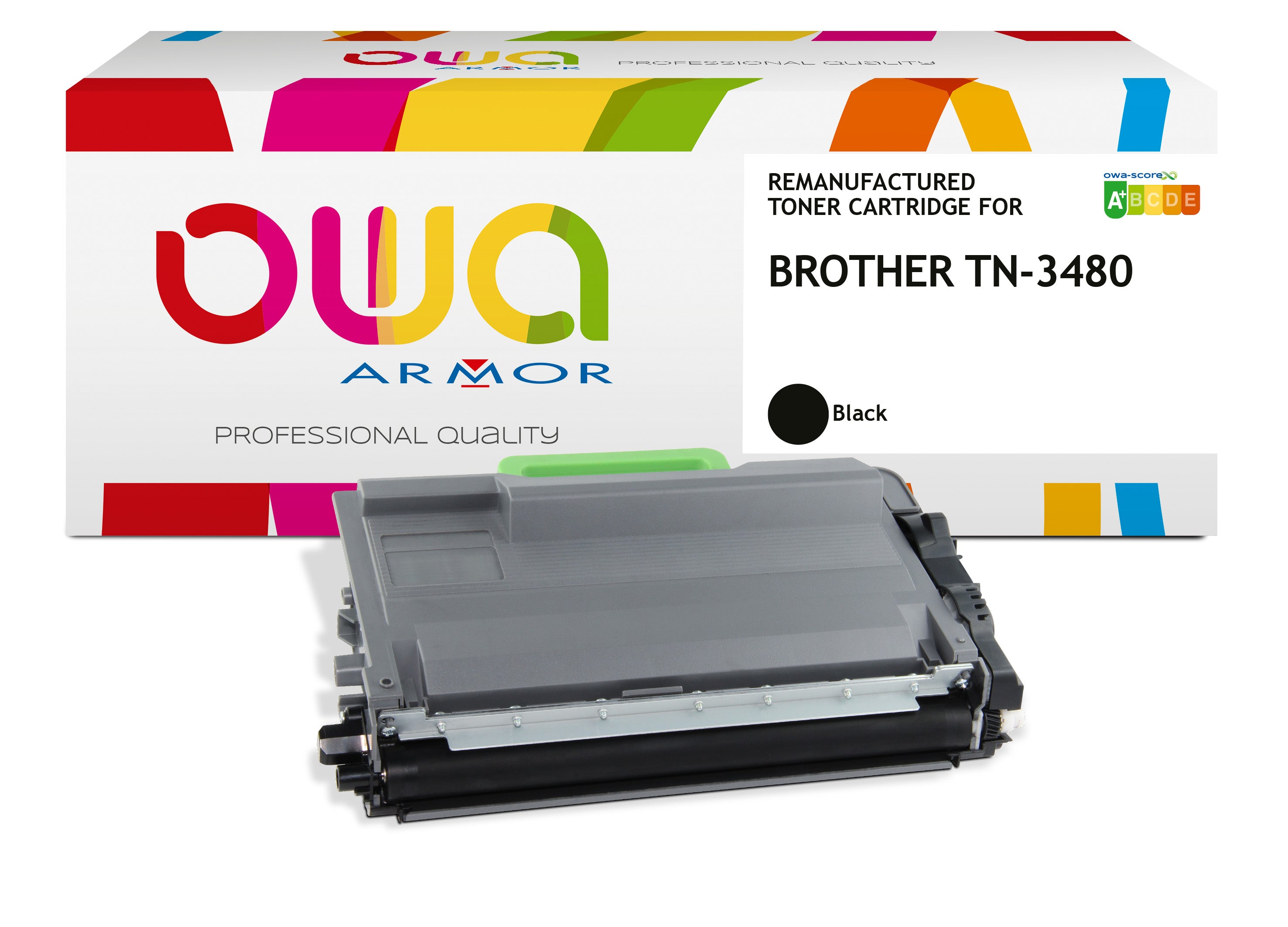 Brother Brother Tn-3480 - Remanufactured Toner Owa - Black