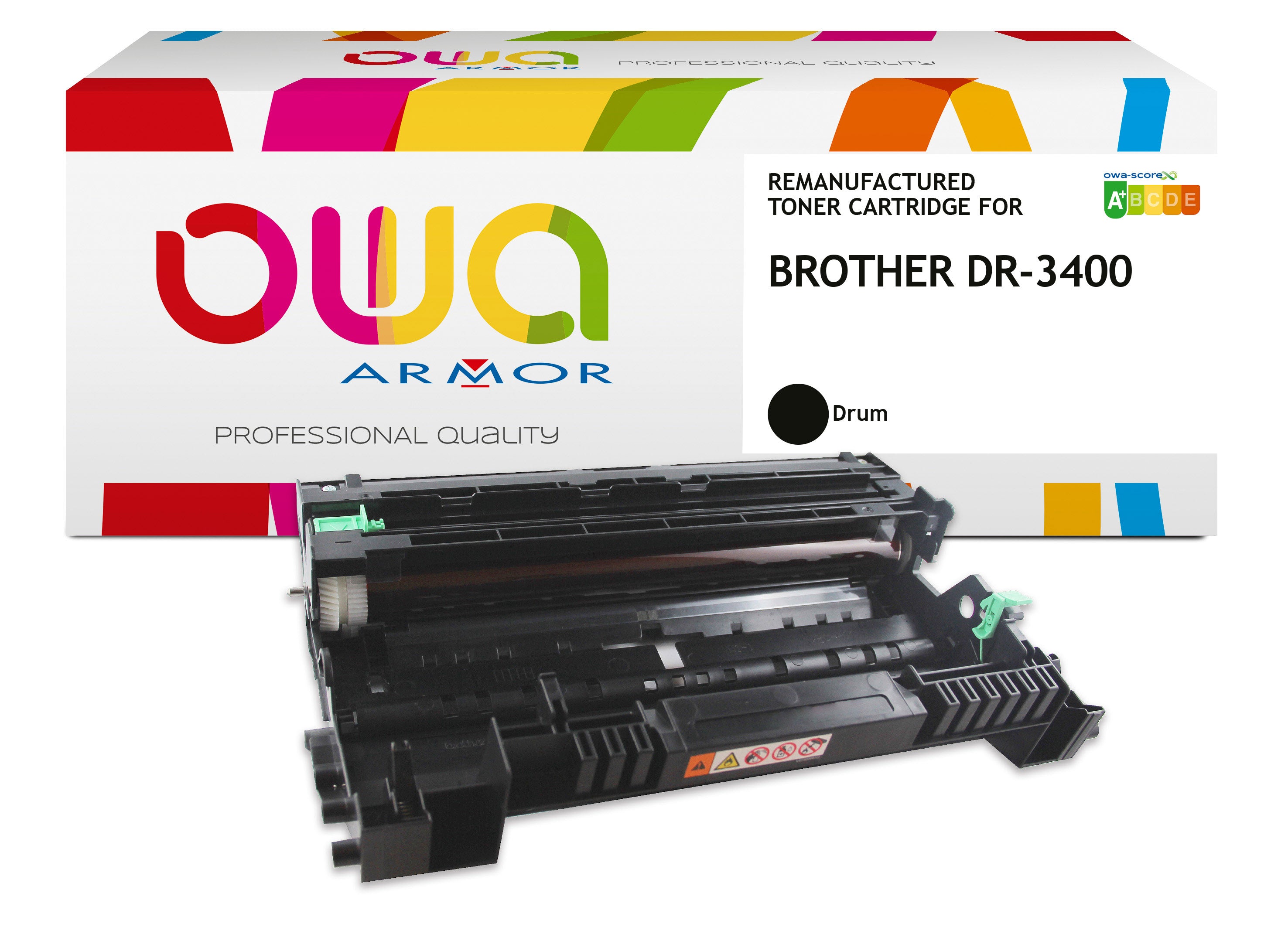 Brother Brother Dr-3400 - Remanufactured Drum Owa - Drum Black