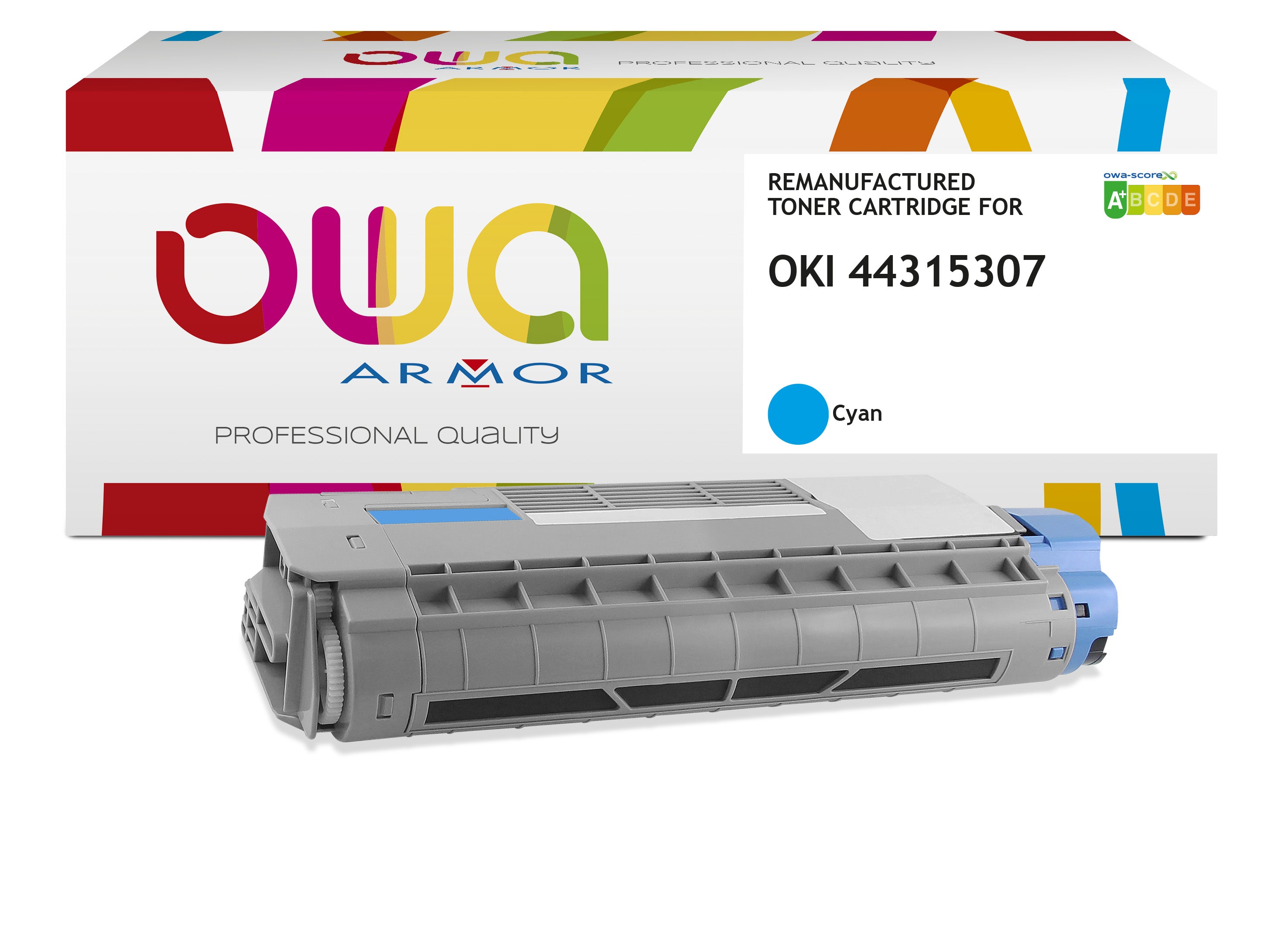 Oki Oki C610 - Remanufactured Toner Owa - Cyan