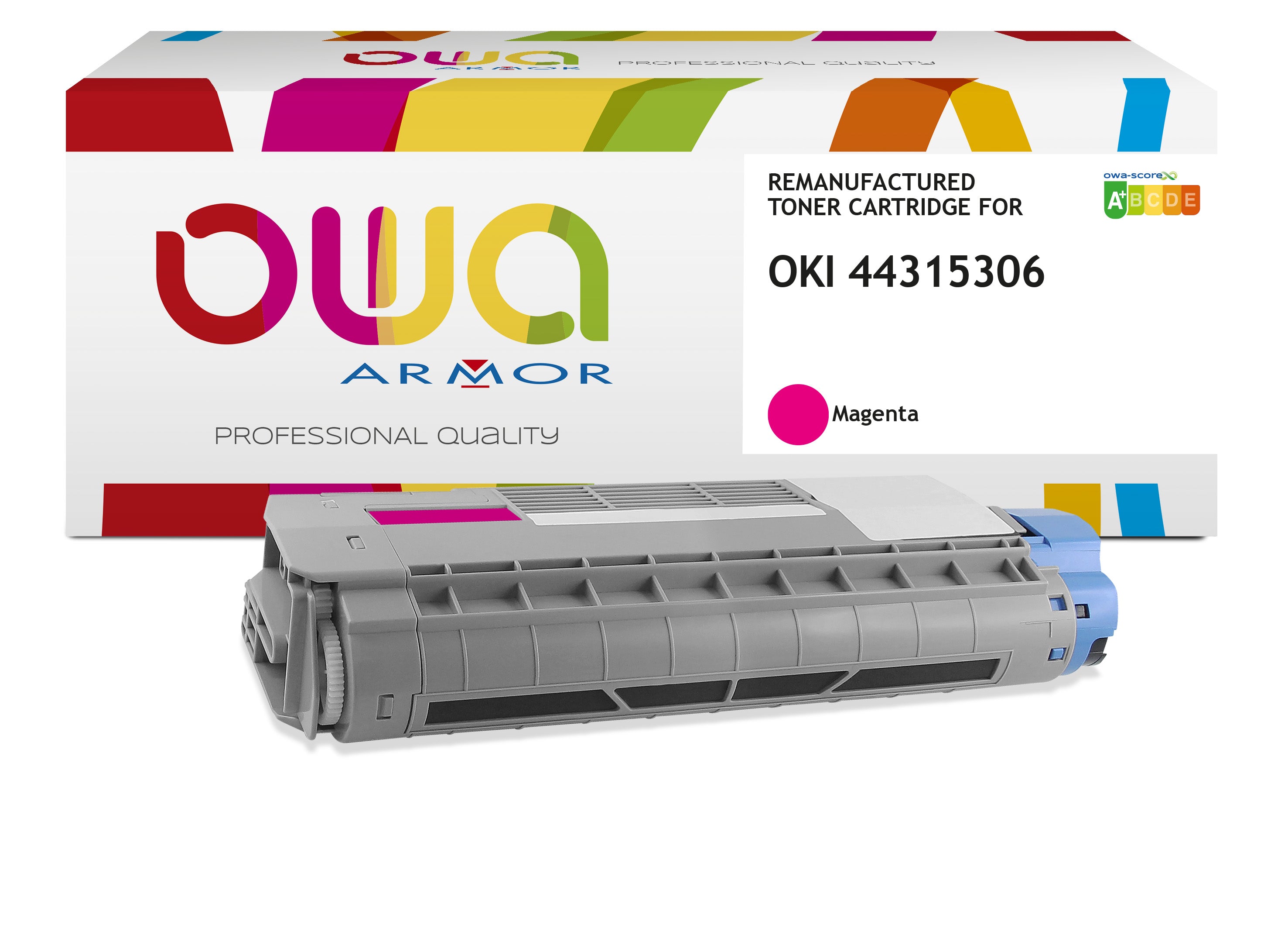 Oki Oki C610 - Remanufactured Toner Owa - Magenta