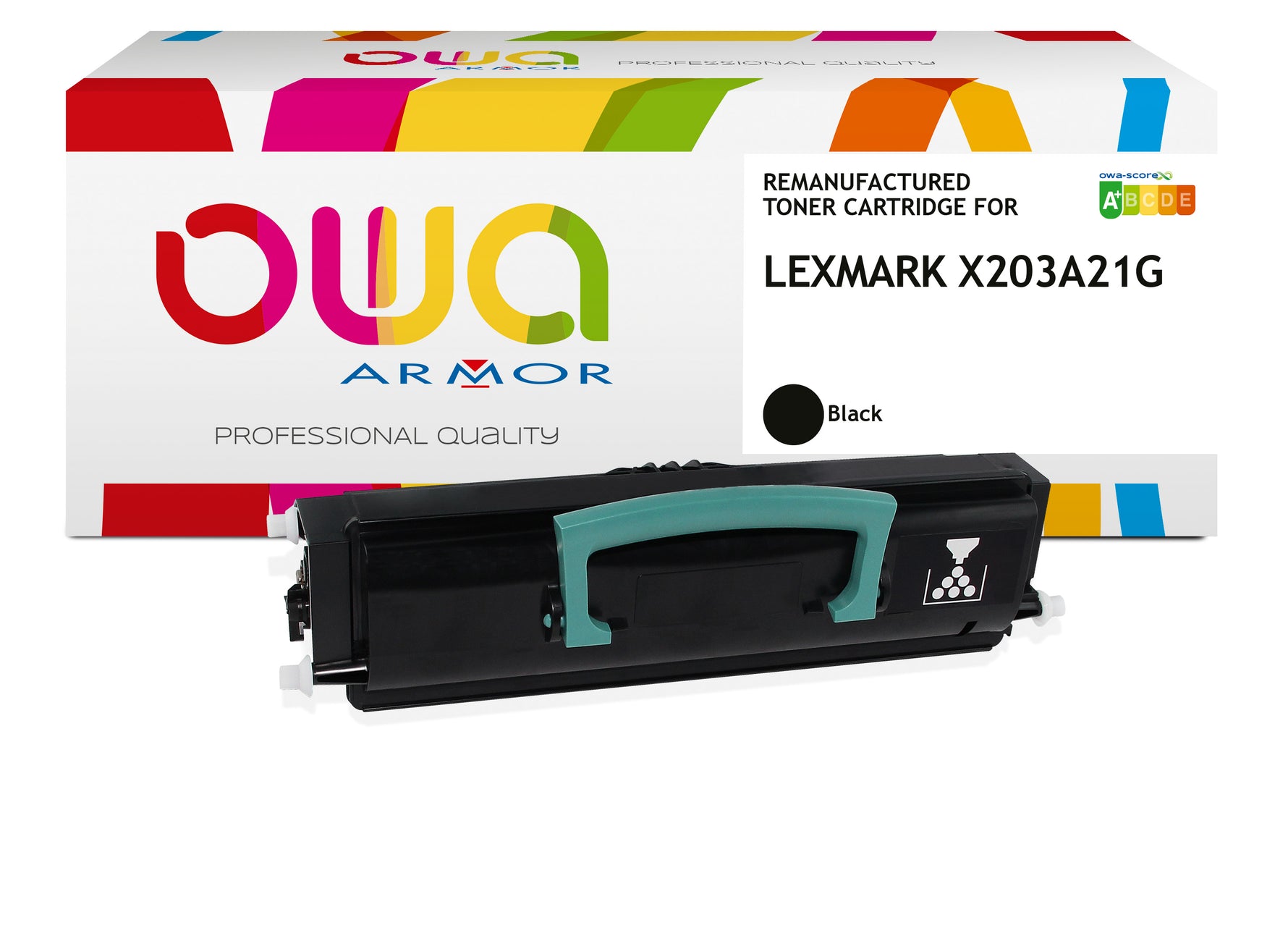 Lexmark Lexmark X203a21g, X203a11g - Remanufactured Toner Owa - Black