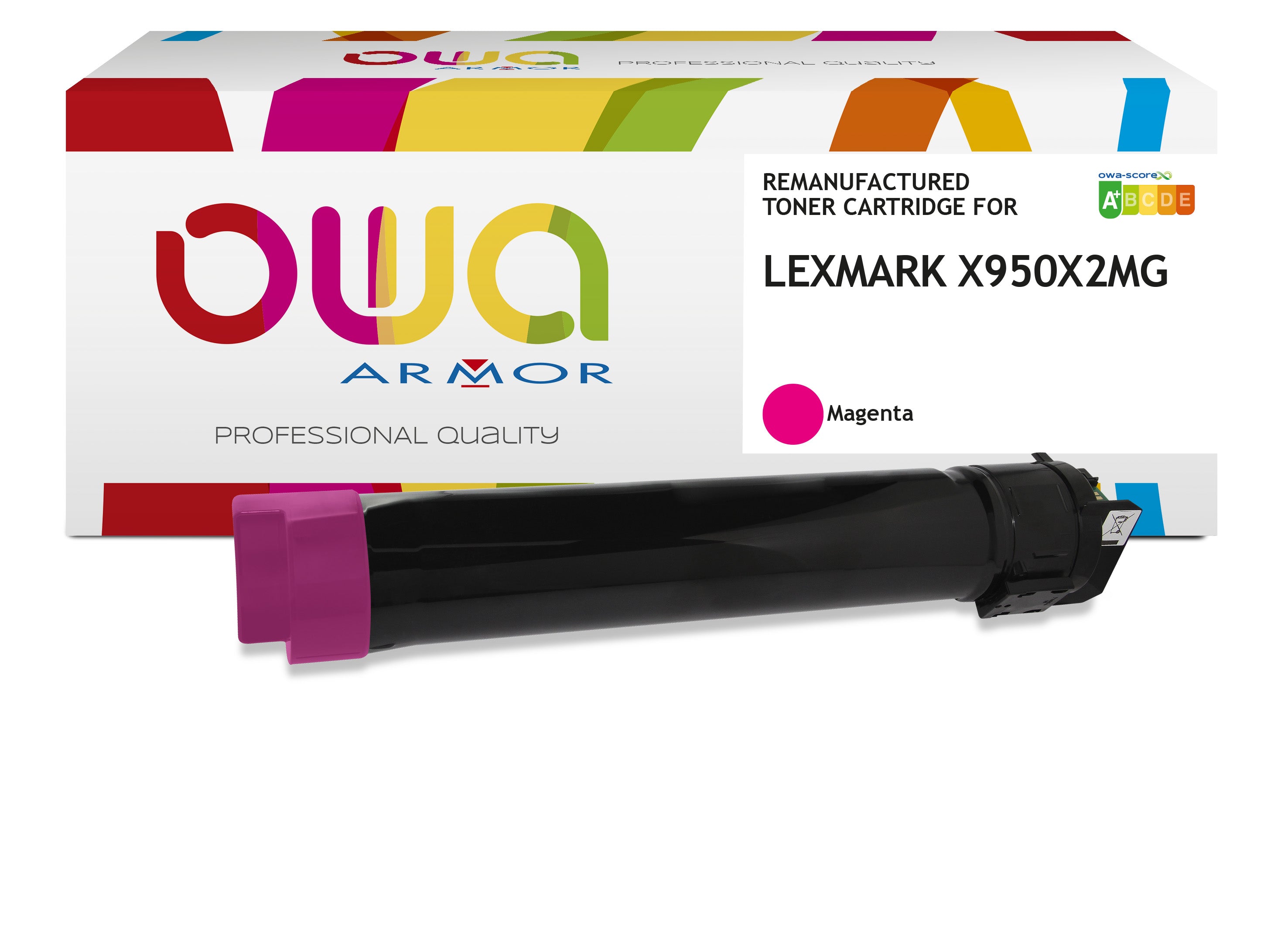 Lexmark Lexmark X950x2mg - Remanufactured Toner Owa - Magenta