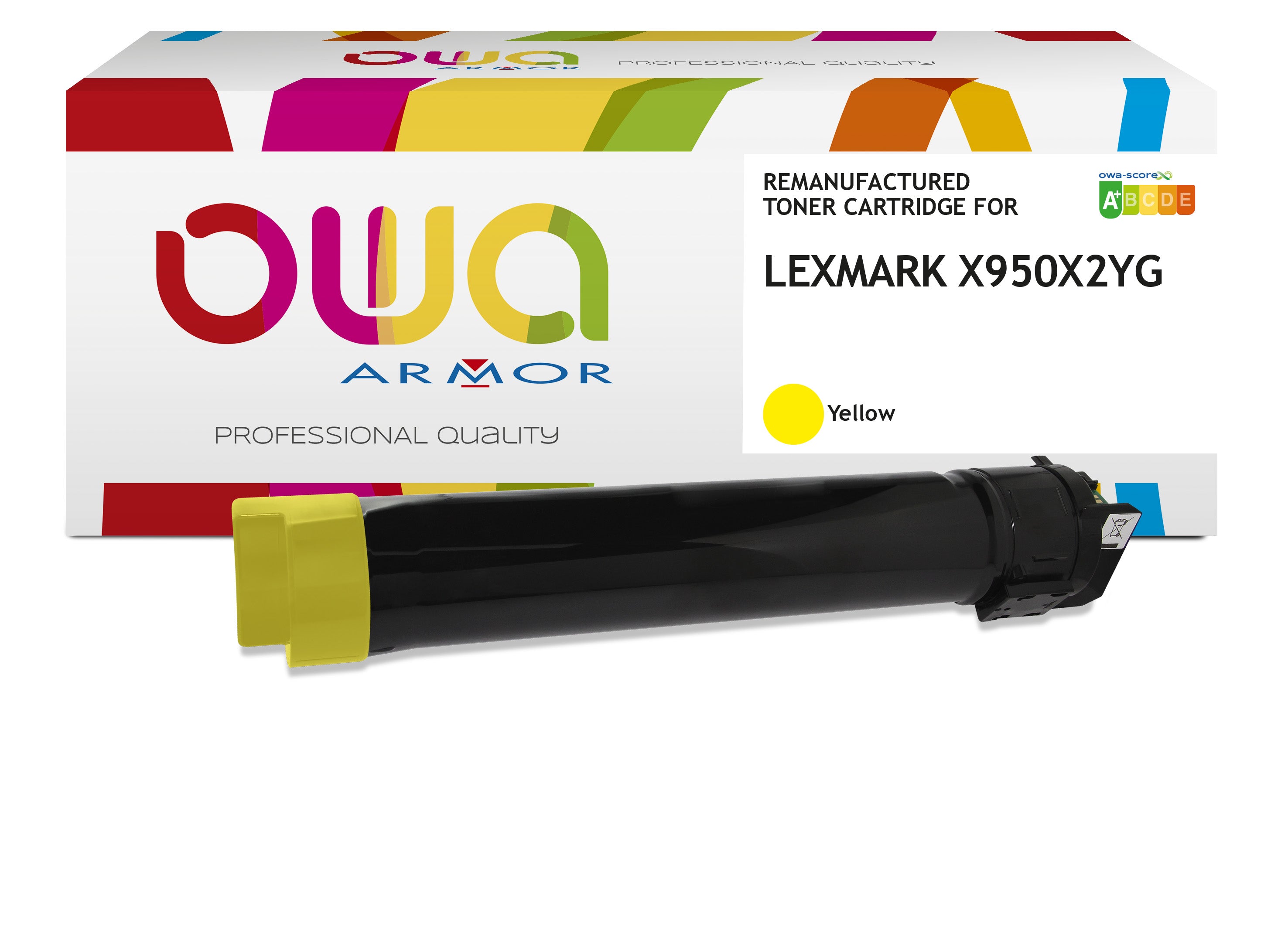 Lexmark Lexmark X950x2yg - Remanufactured Toner Owa - Yellow