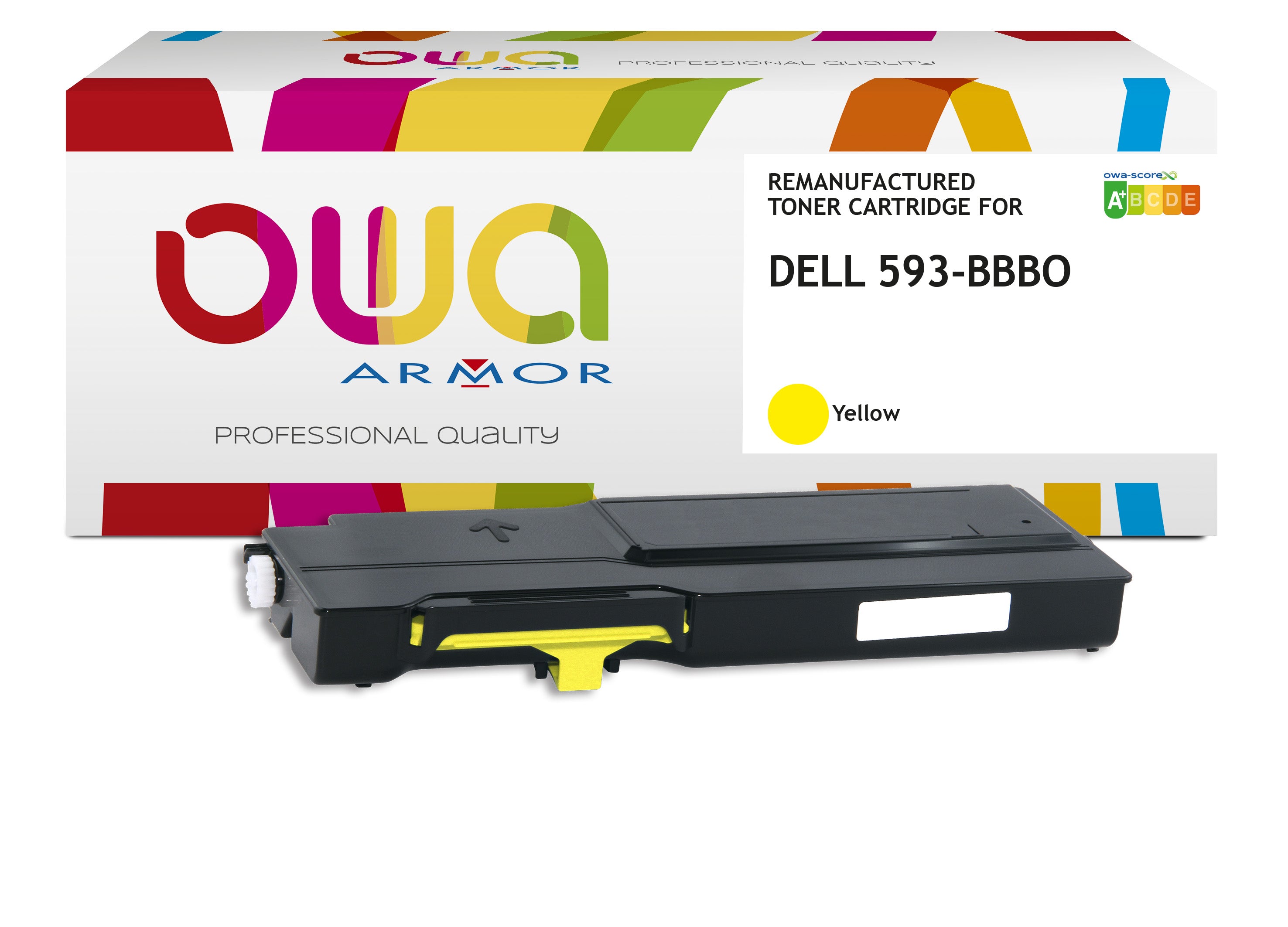 Dell Dell 593-Bbbo - Remanufactured Toner Owa - Yellow
