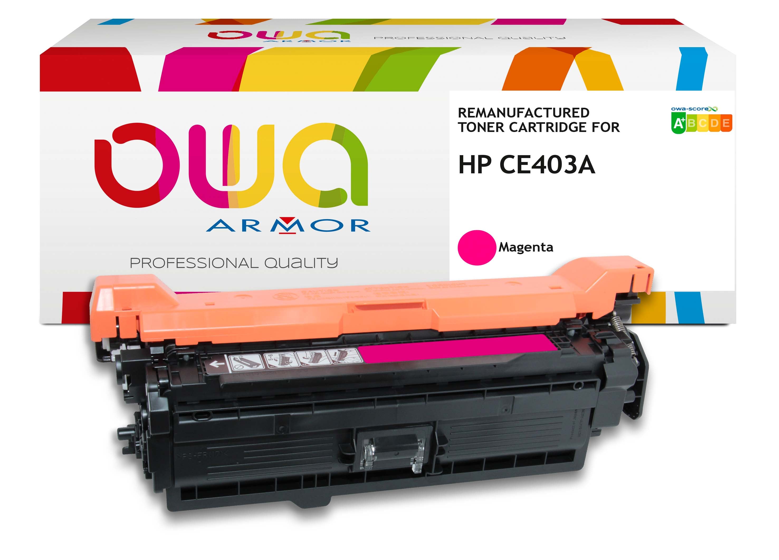 Hp Hp Ce403a - Remanufactured Toner Owa - Extra High Capacity - Magenta