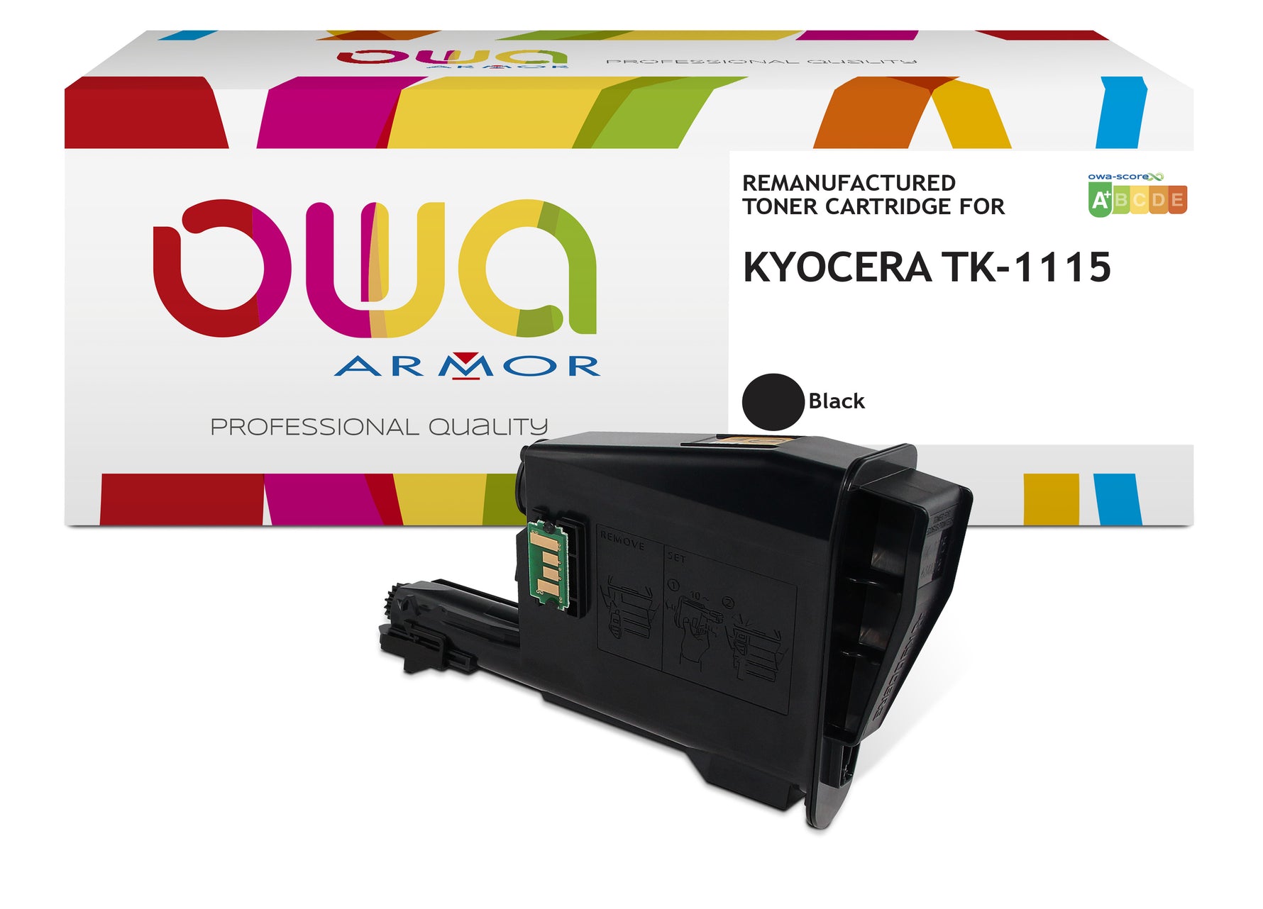 Kyocera Kyocera Tk-1115 - Remanufactured Toner Owa - Extra High Capacity - Black