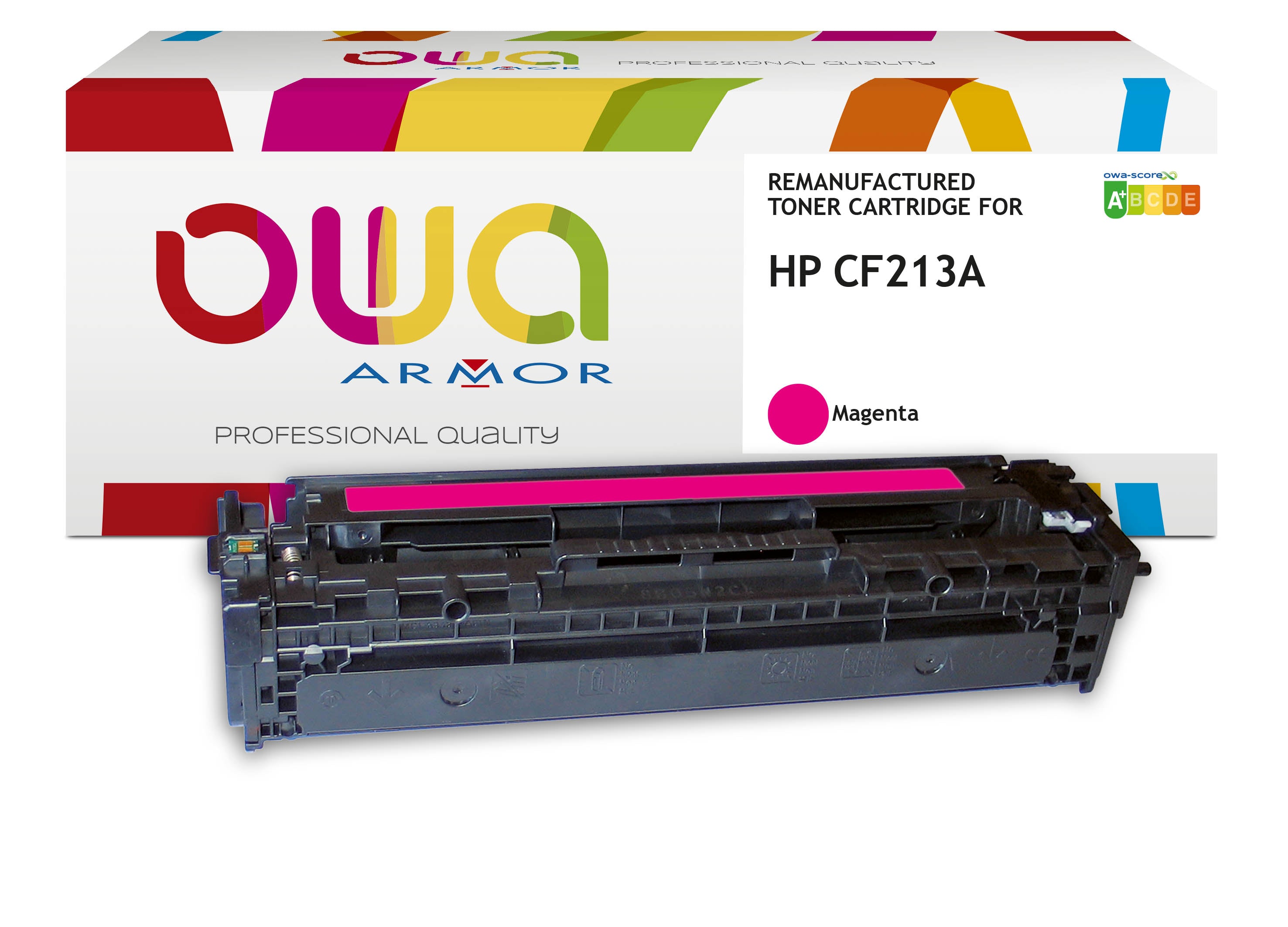 Hp Hp Cf213a - Remanufactured Toner Owa - Extra High Capacity - Magenta