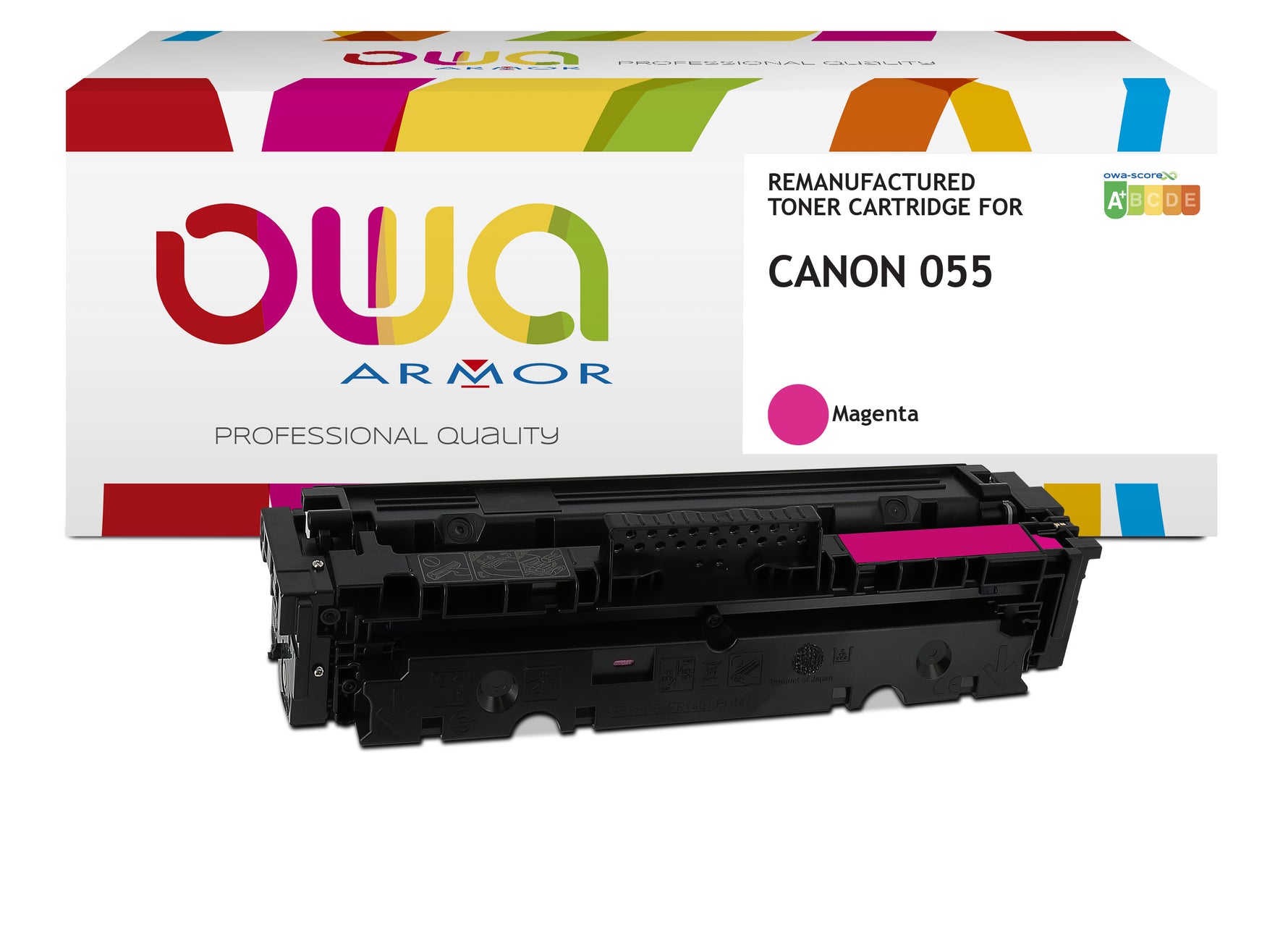 Canon Canon 055 2,1K Ma - Remanufactured Toner Owa - Magenta