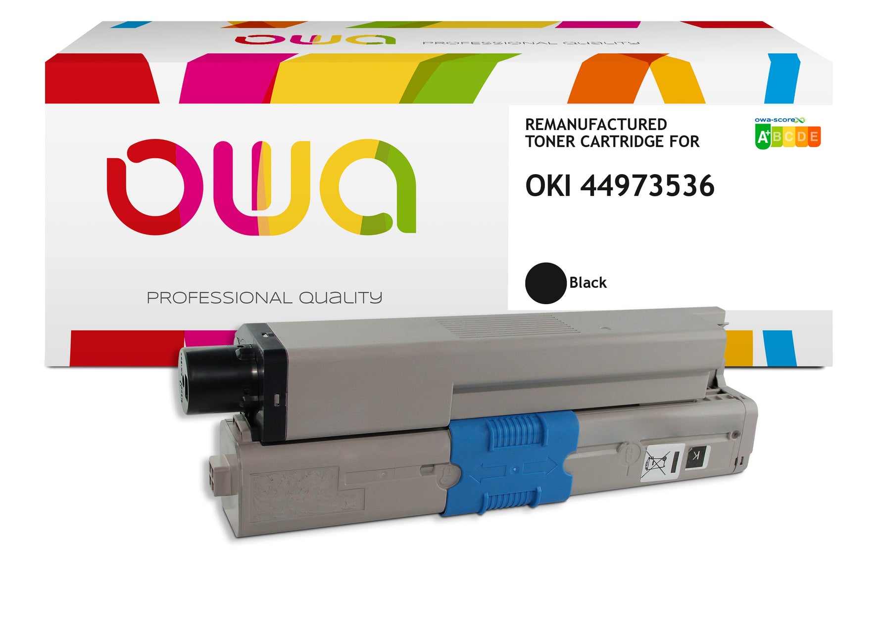 Oki Oki C301 - Remanufactured Toner Owa - Black