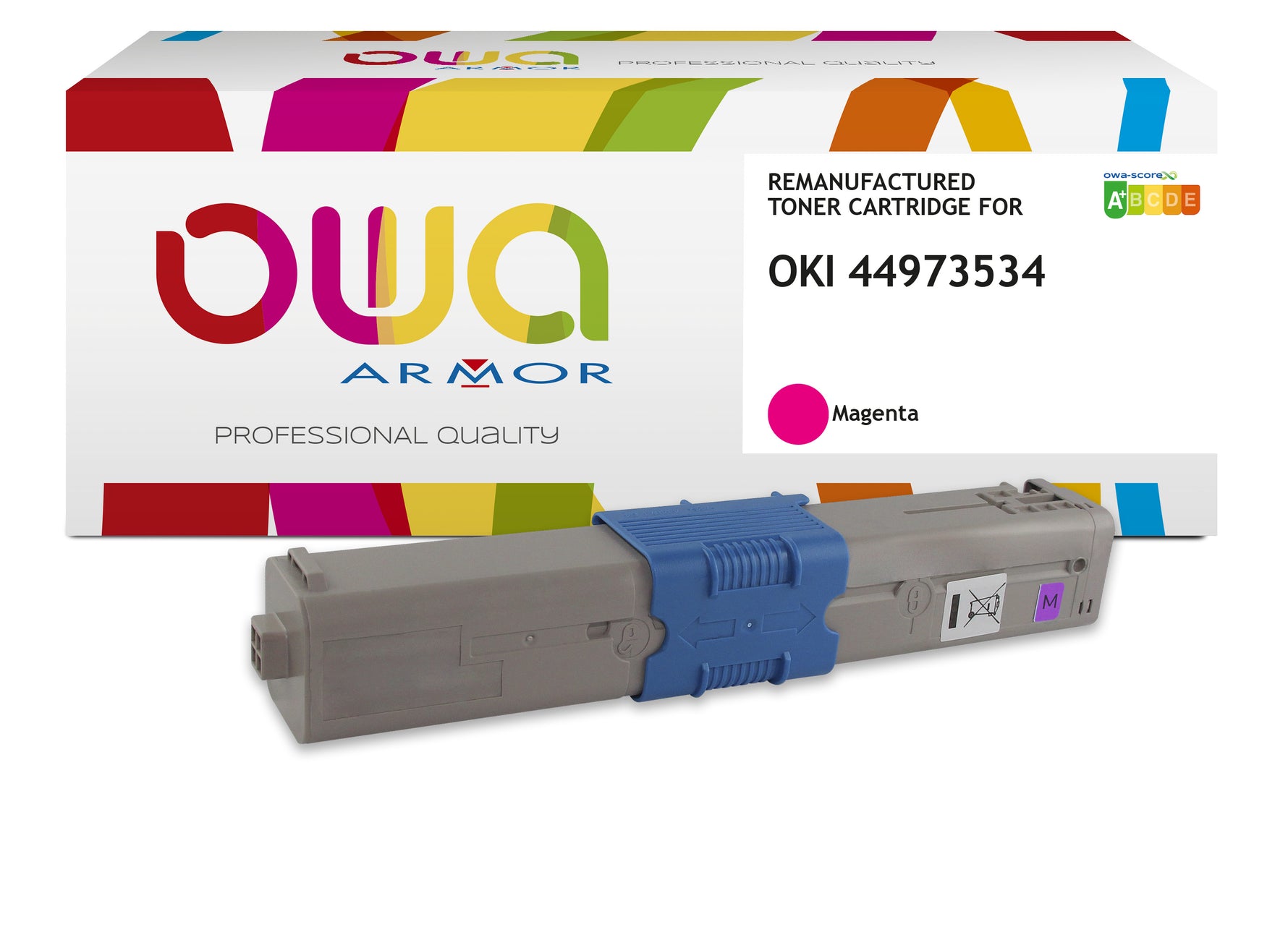 Oki Oki C301 - Remanufactured Toner Owa - Magenta