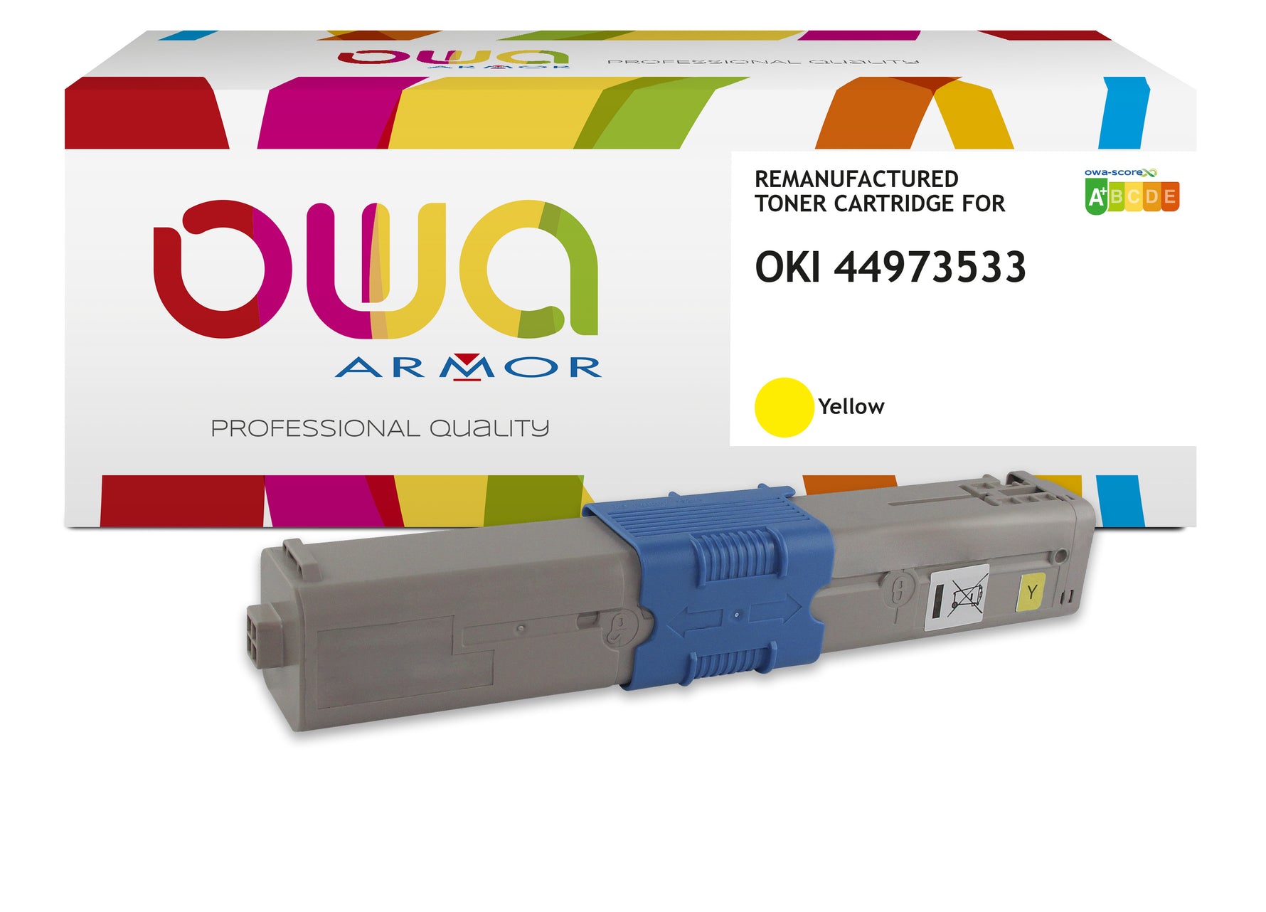 Oki Oki C301 - Remanufactured Toner Owa - Yellow