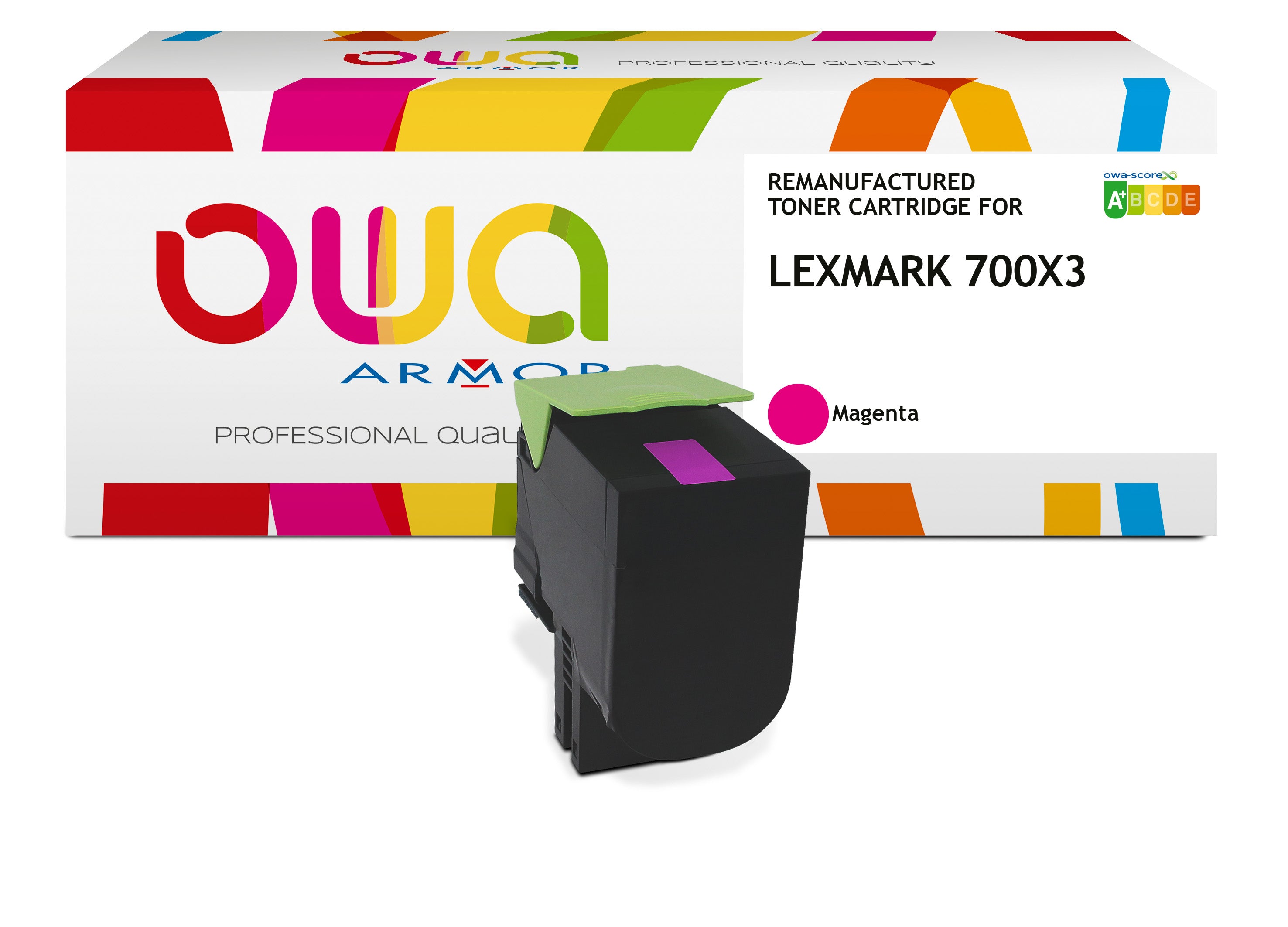 Lexmark Lexmark 70C0x30 - Remanufactured Toner Owa - High Capacity - Magenta