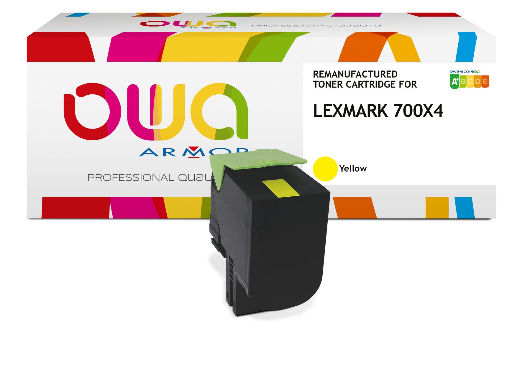 Lexmark Lexmark 70C0x40 - Remanufactured Toner Owa - High Capacity - Yellow