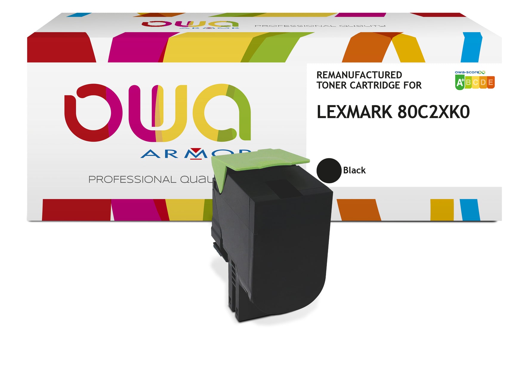 Lexmark Lexmark 80C2xk0 - Remanufactured Toner Owa - High Capacity - Black
