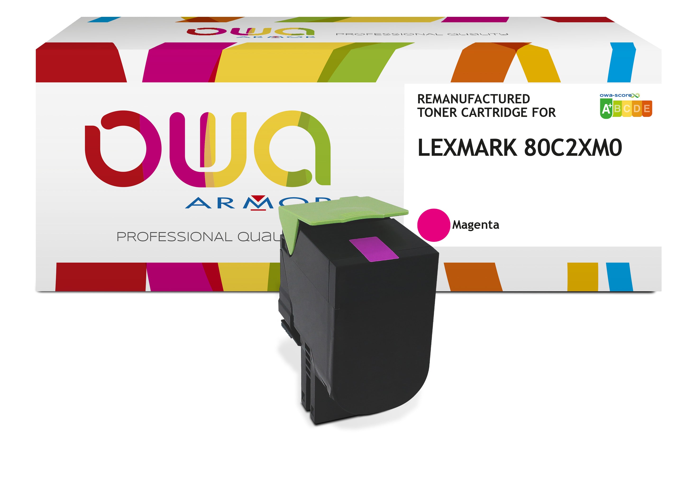 Lexmark Lexmark 80C2xm0 - Remanufactured Toner Owa - High Capacity - Magenta