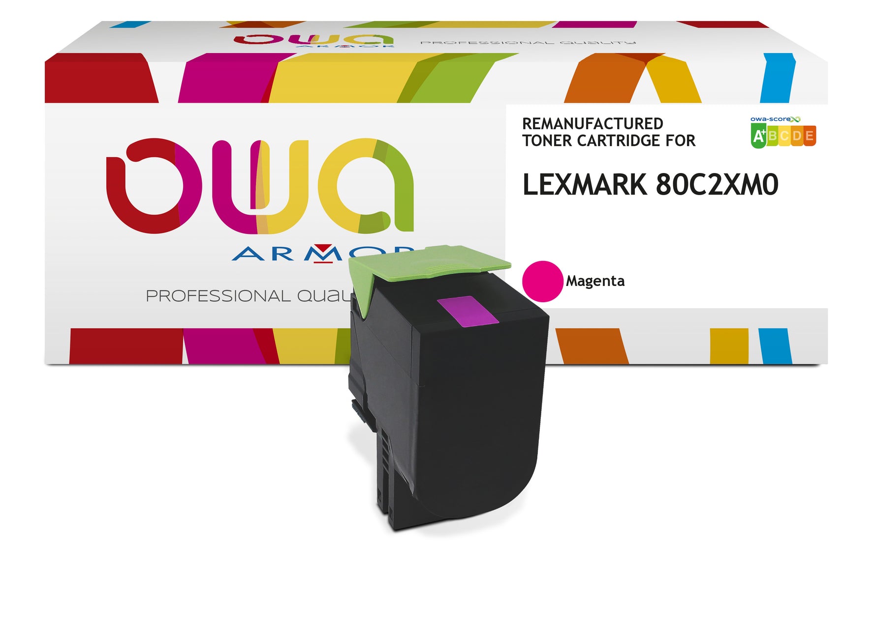Lexmark Lexmark 80C2xm0 - Remanufactured Toner Owa - High Capacity - Magenta