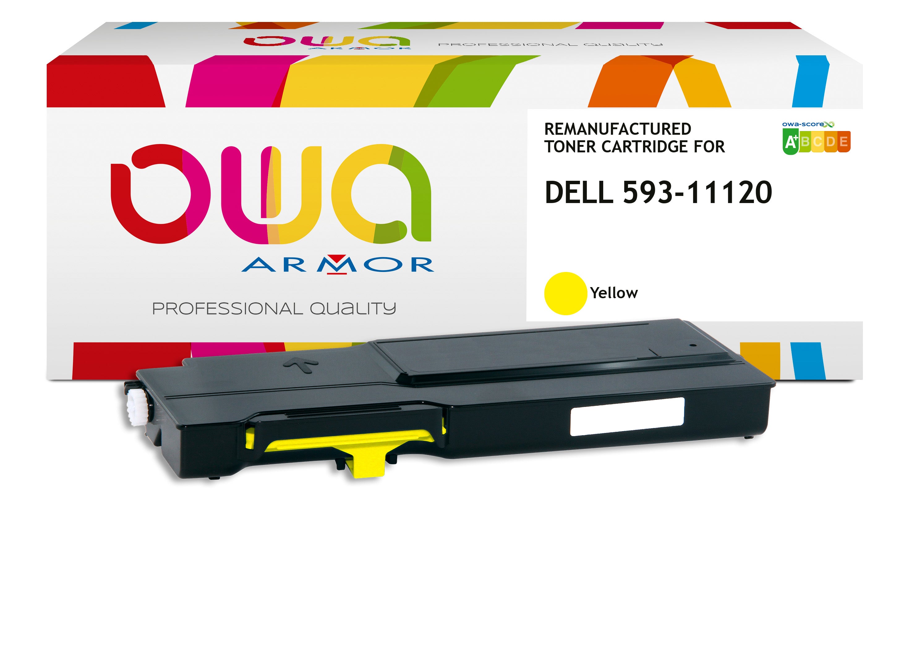 Dell Dell 593-11120 - Remanufactured Toner Owa - Yellow