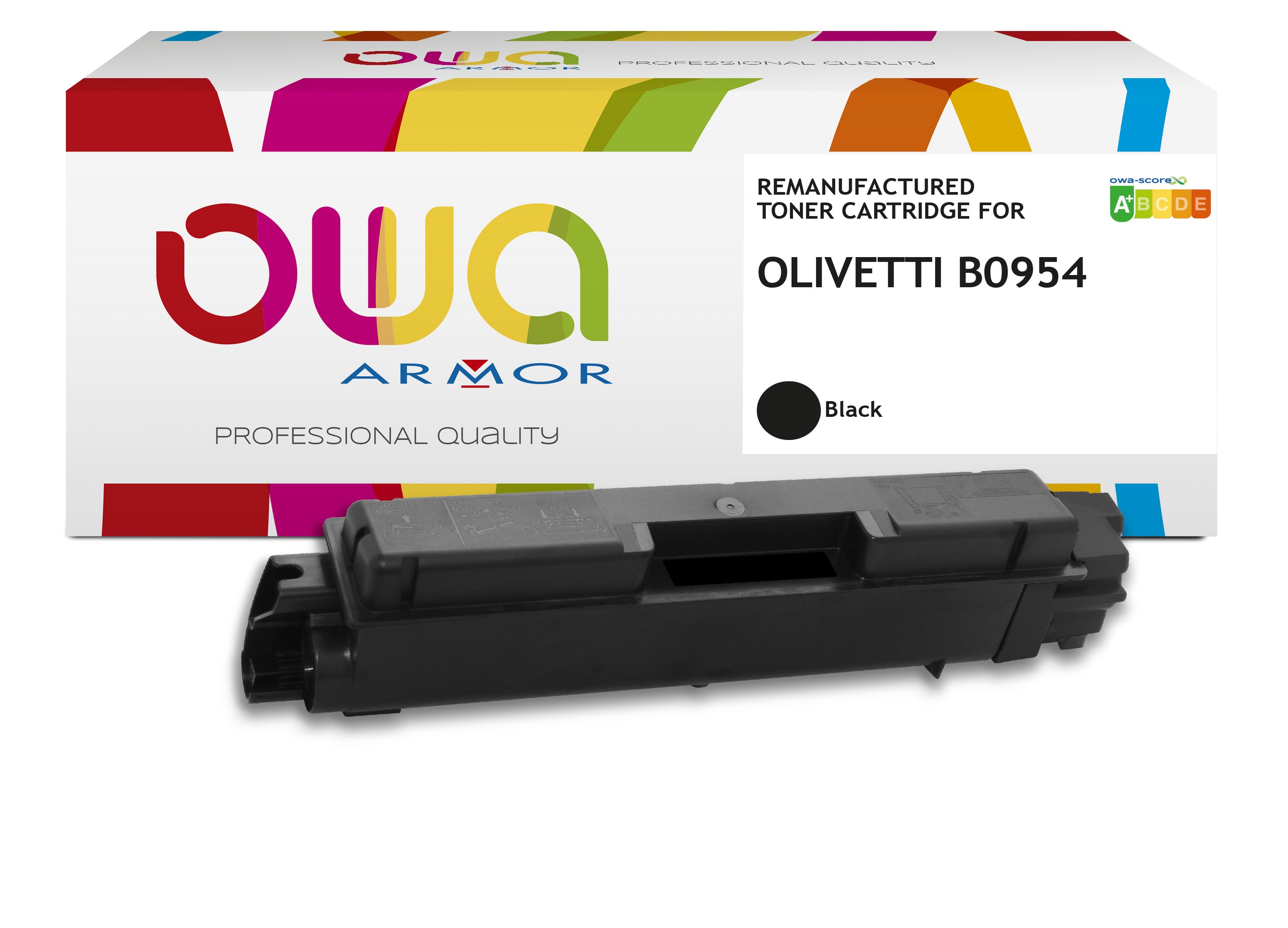 Olivetti Olivetti B0954 - Remanufactured Toner Owa - Black