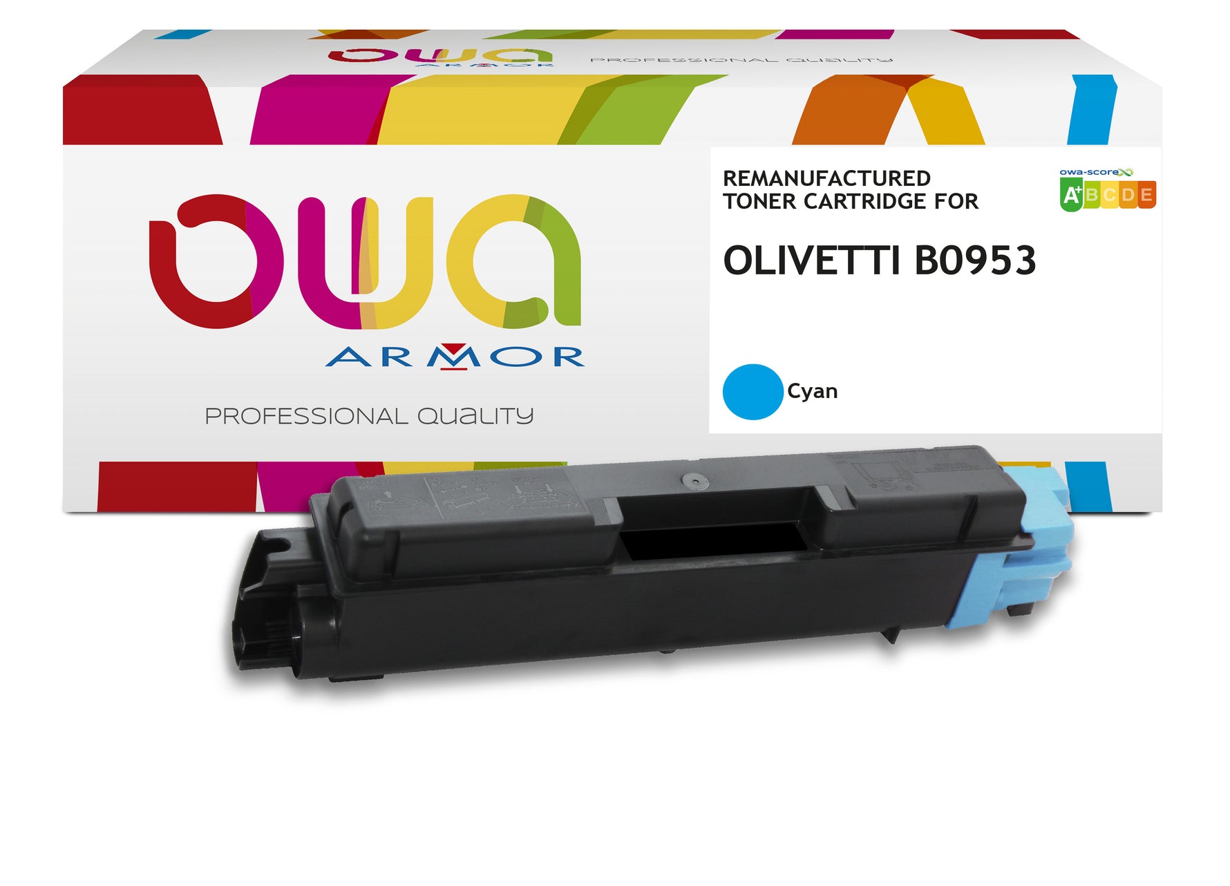 Olivetti Olivetti B0953 - Remanufactured Toner Owa - Cyan